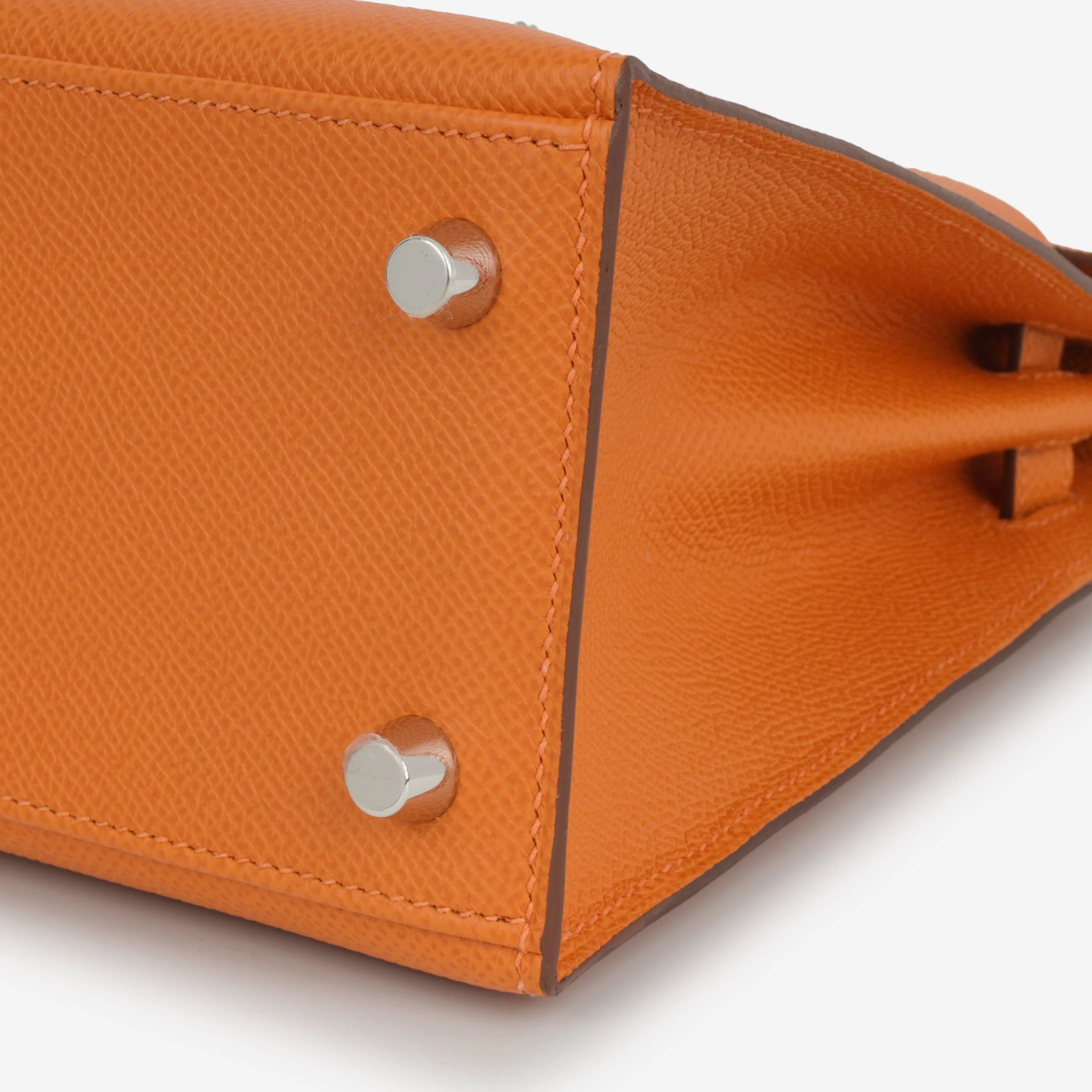 Hermès Kelly 25 - Orange Epsom | Palladium Hardware (NWT) - Image 7