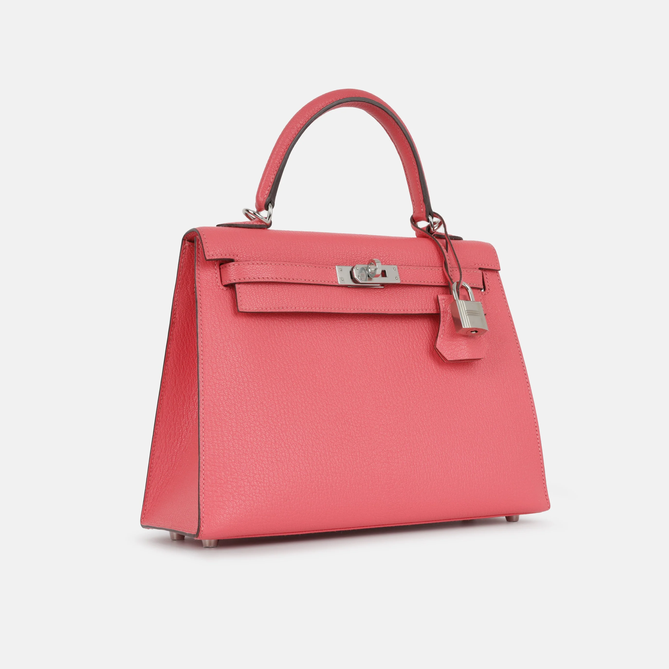 Hermès Kelly 25 - Rose Lipstick Chevre | Palladium Hardware - Image 2