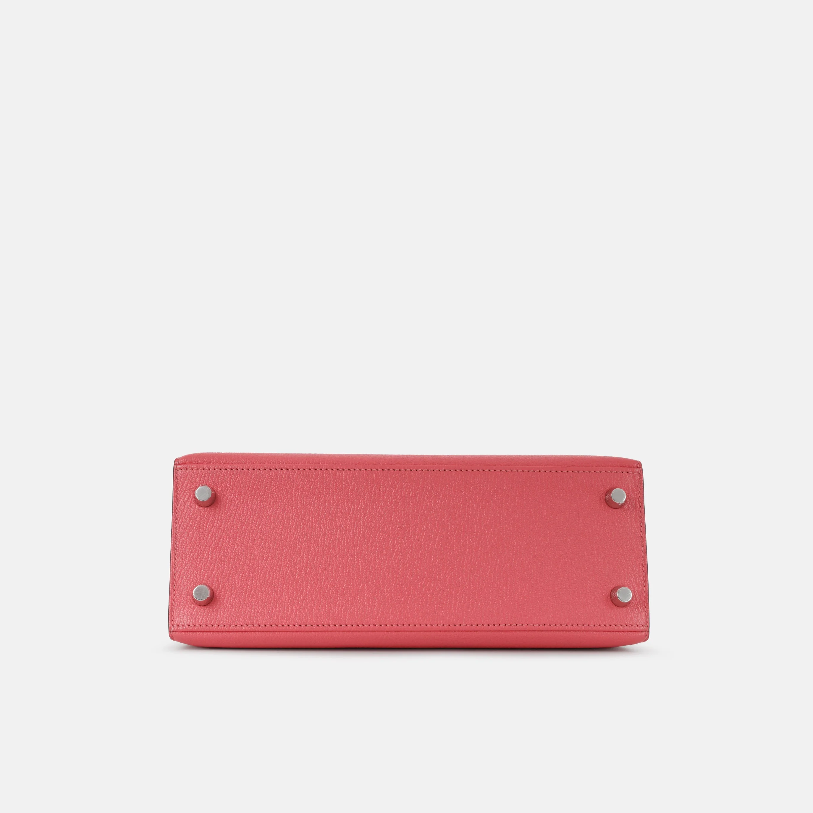 Hermès Kelly 25 - Rose Lipstick Chevre | Palladium Hardware - Image 4