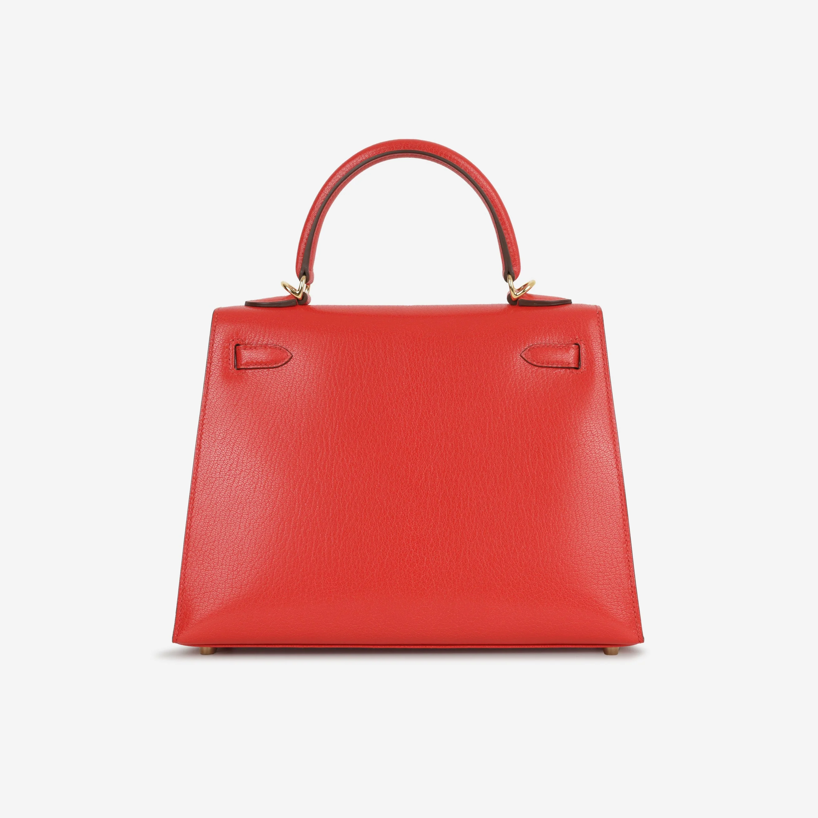 Hermès Kelly 25 - Rouge De Coeur Chevre Chamkila | Gold Hardware - Image 4