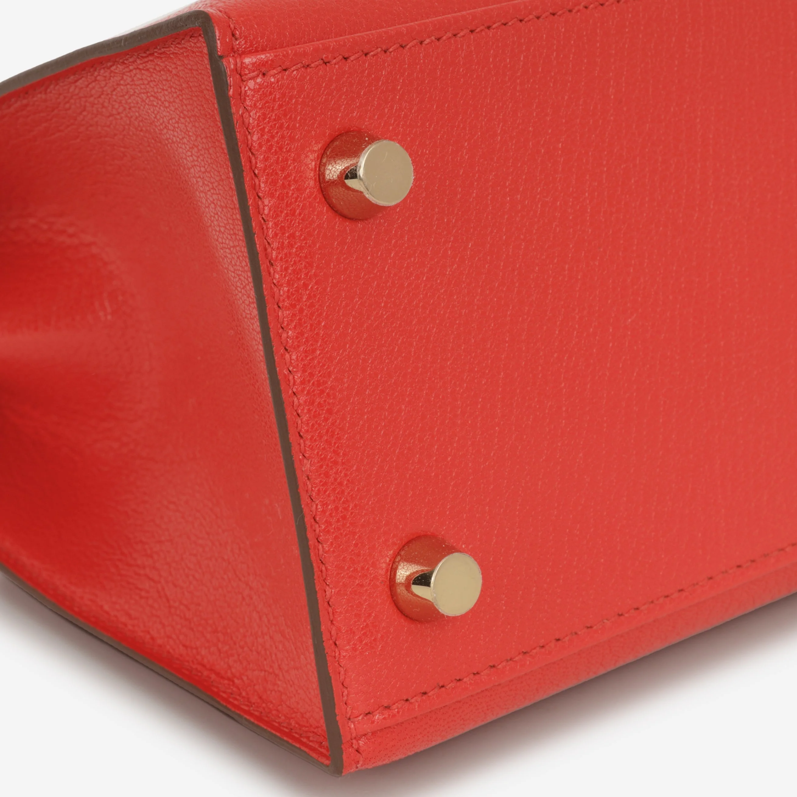Hermès Kelly 25 - Rouge De Coeur Chevre Chamkila | Gold Hardware - Image 6