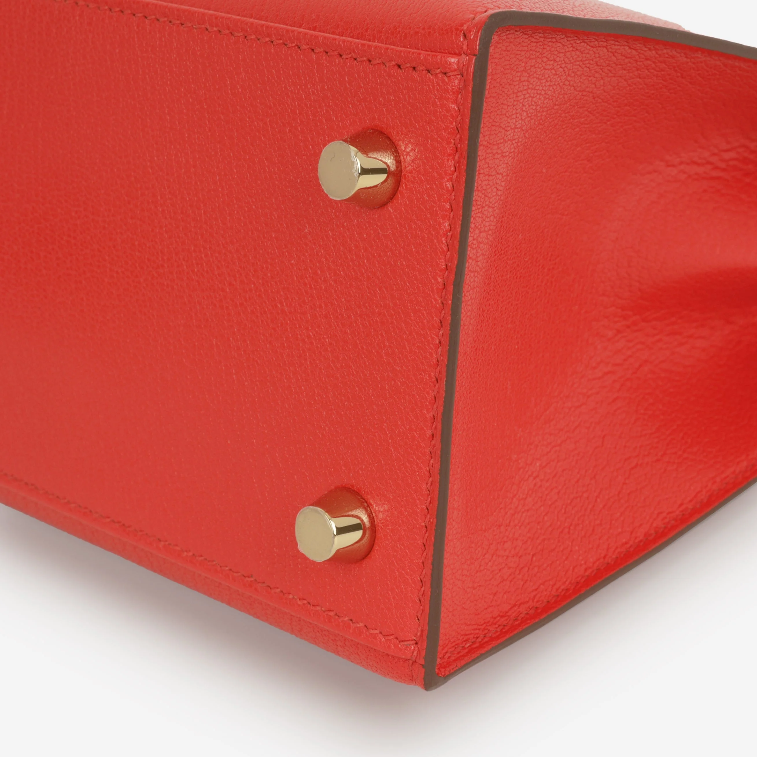 Hermès Kelly 25 - Rouge De Coeur Chevre Chamkila | Gold Hardware - Image 7
