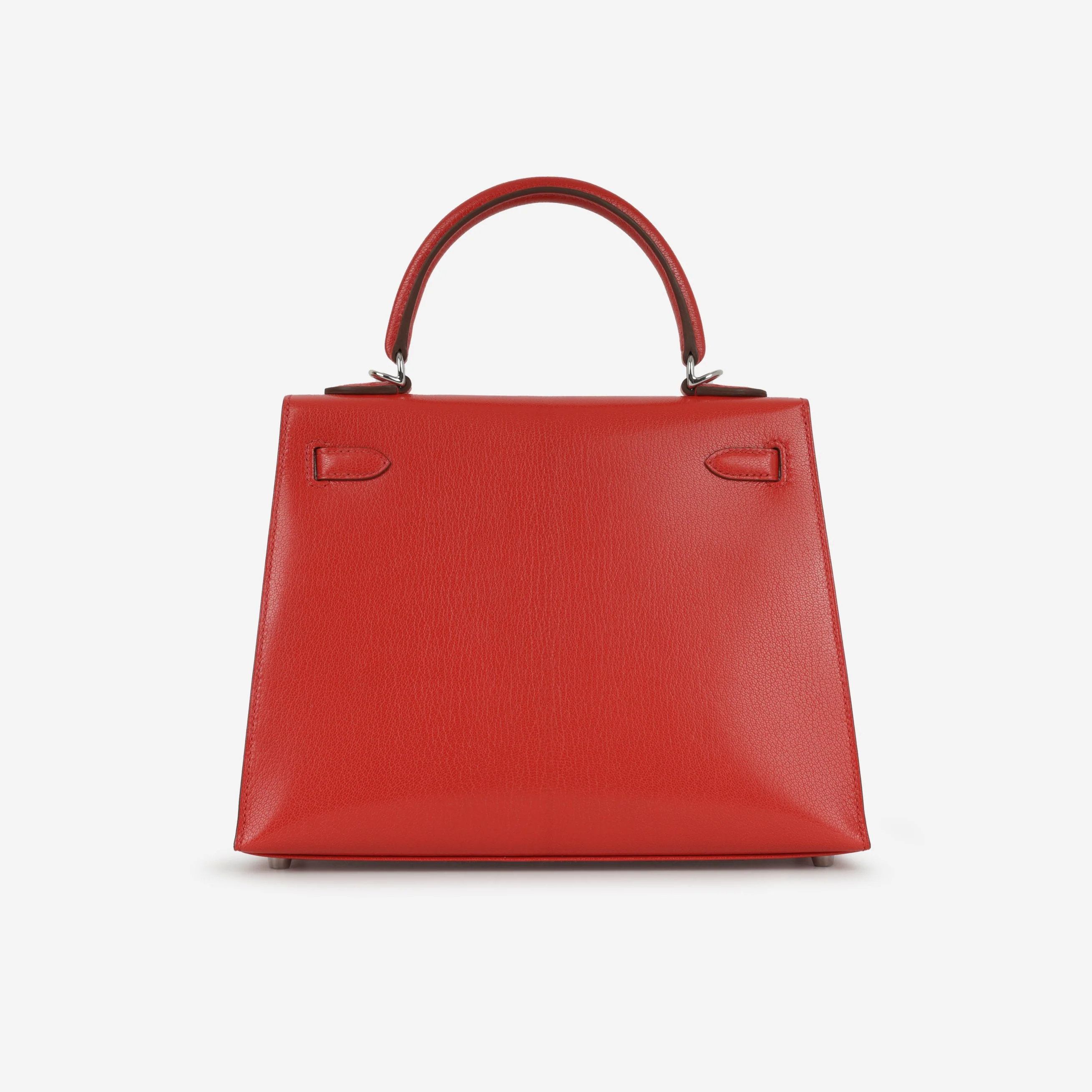 Hermès Kelly 25 - Rouge De Coeur Chevre Chamkila | Palladium Hardware (NWT) - Image 12