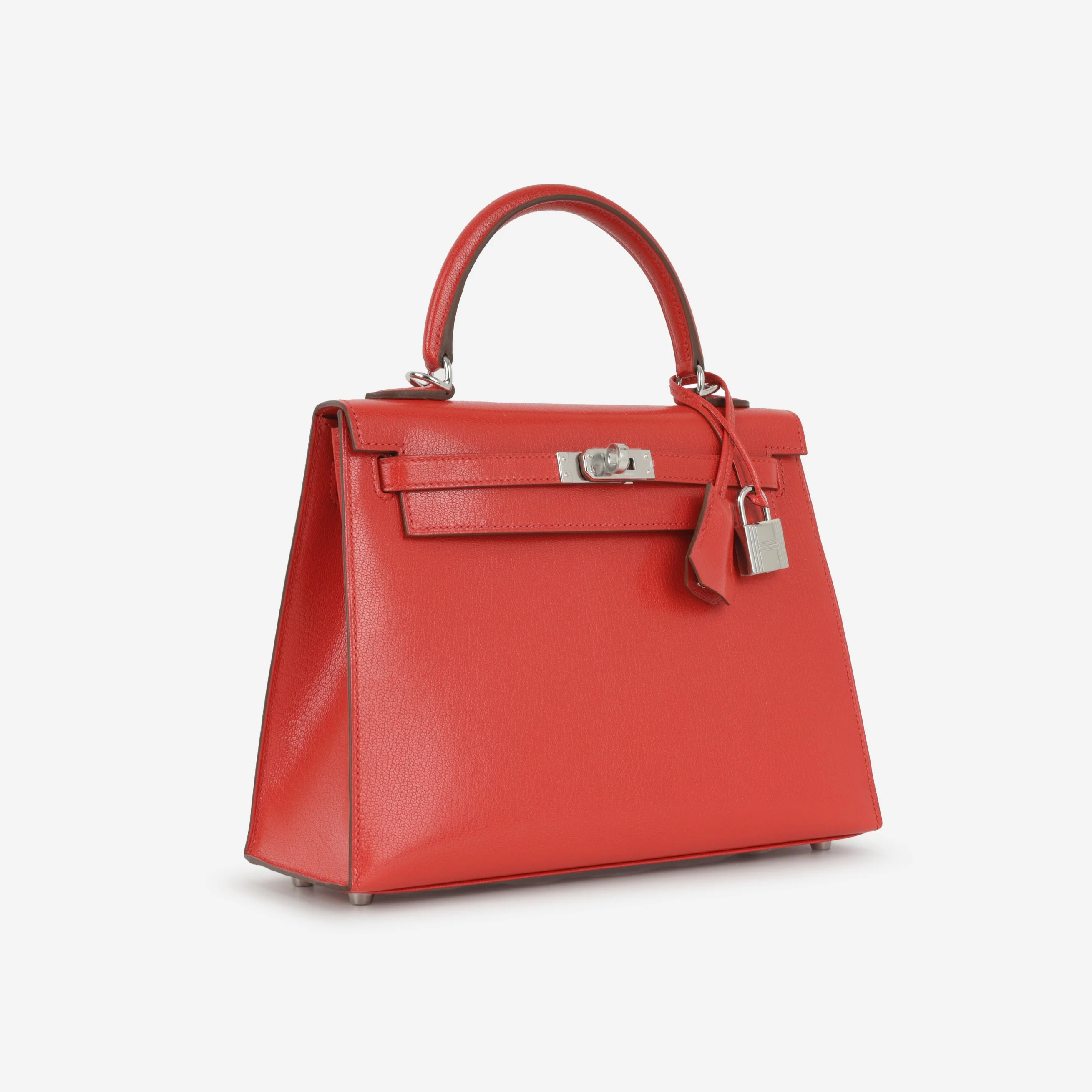 Hermès Kelly 25 - Rouge De Coeur Chevre Chamkila | Palladium Hardware (NWT) - Image 2