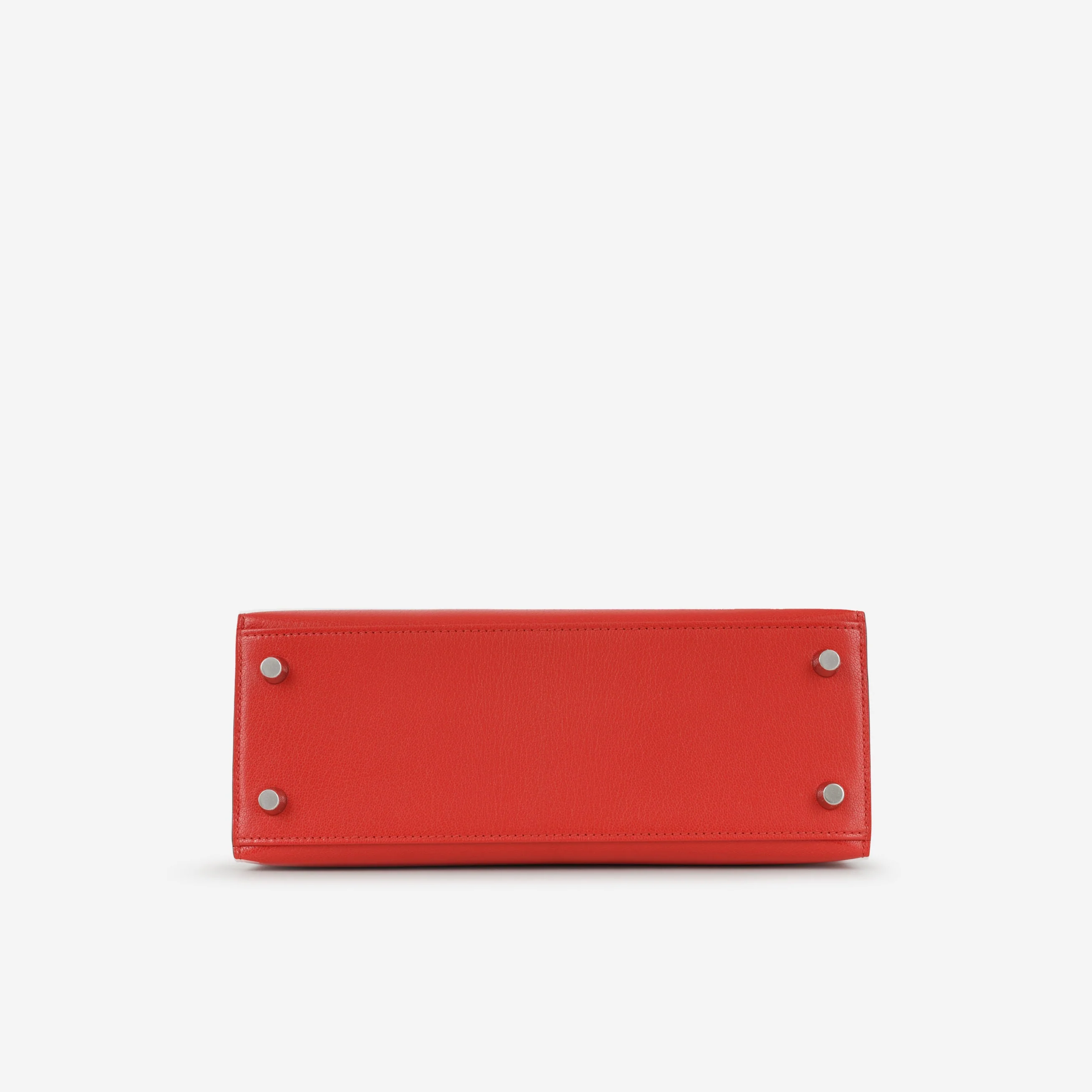Hermès Kelly 25 - Rouge De Coeur Chevre Chamkila | Palladium Hardware (NWT) - Image 7