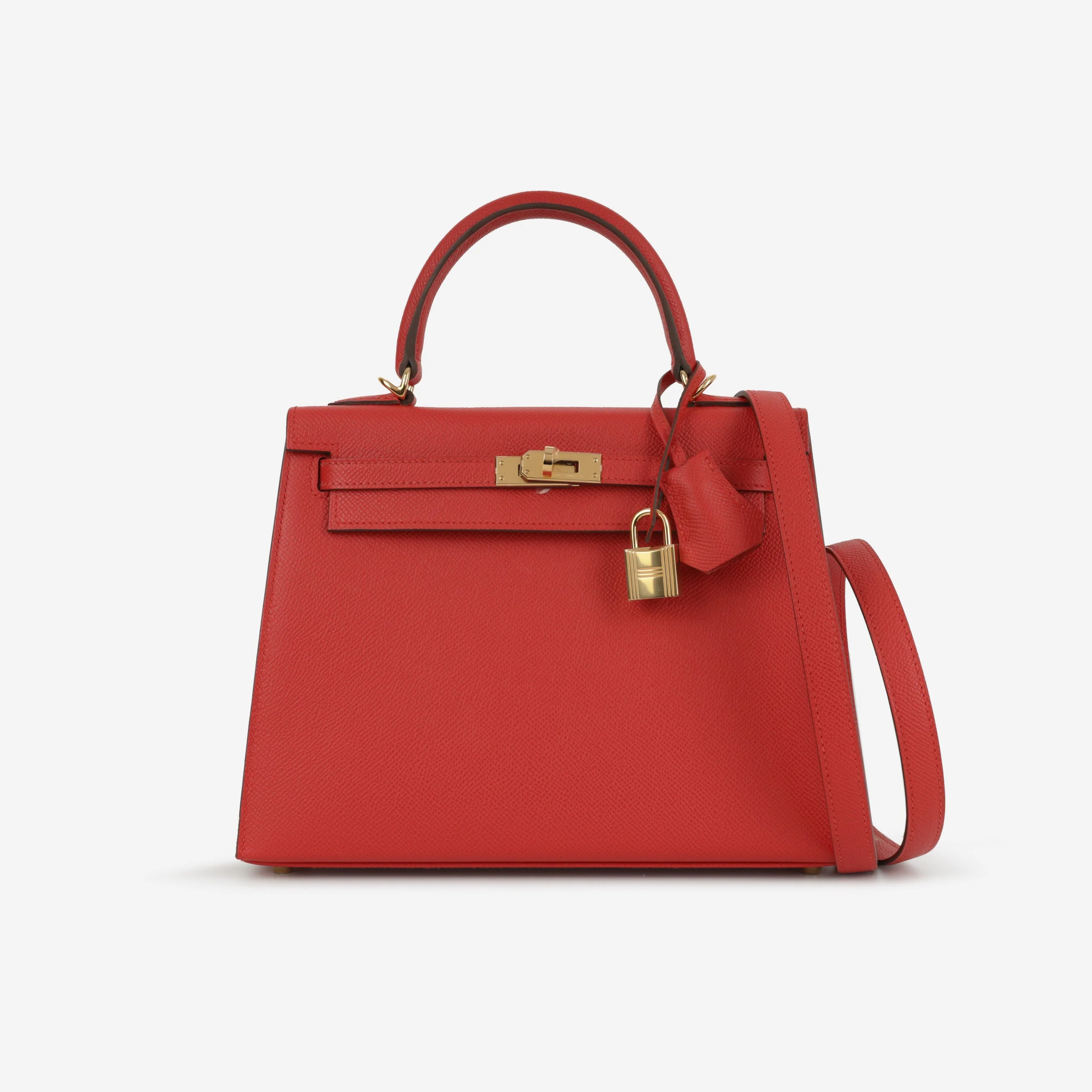 Hermès Kelly 25 - Rouge Radieux Epsom | Gold Hardware - Image 2