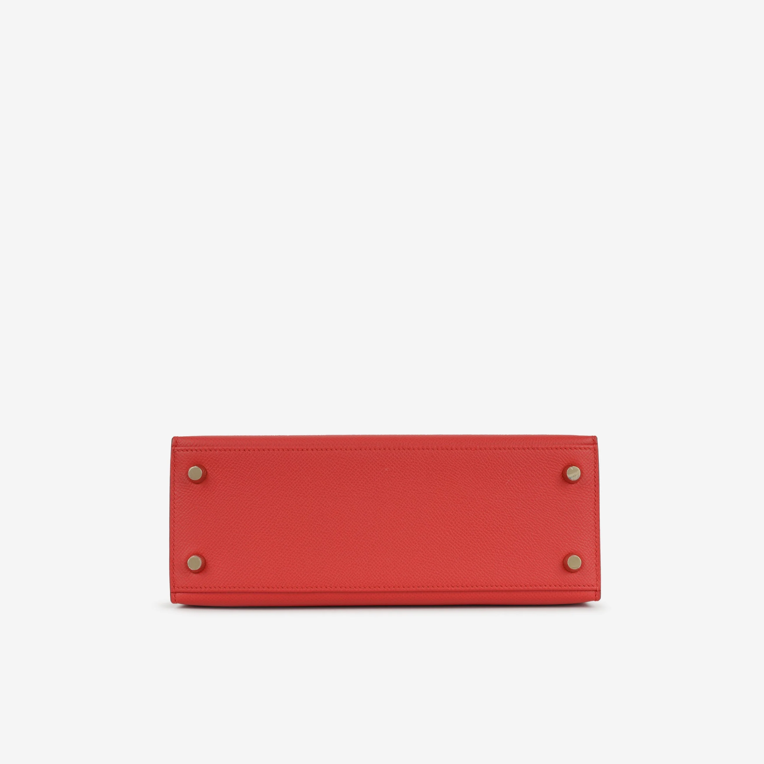 Hermès Kelly 25 - Rouge Radieux Epsom | Gold Hardware - Image 5
