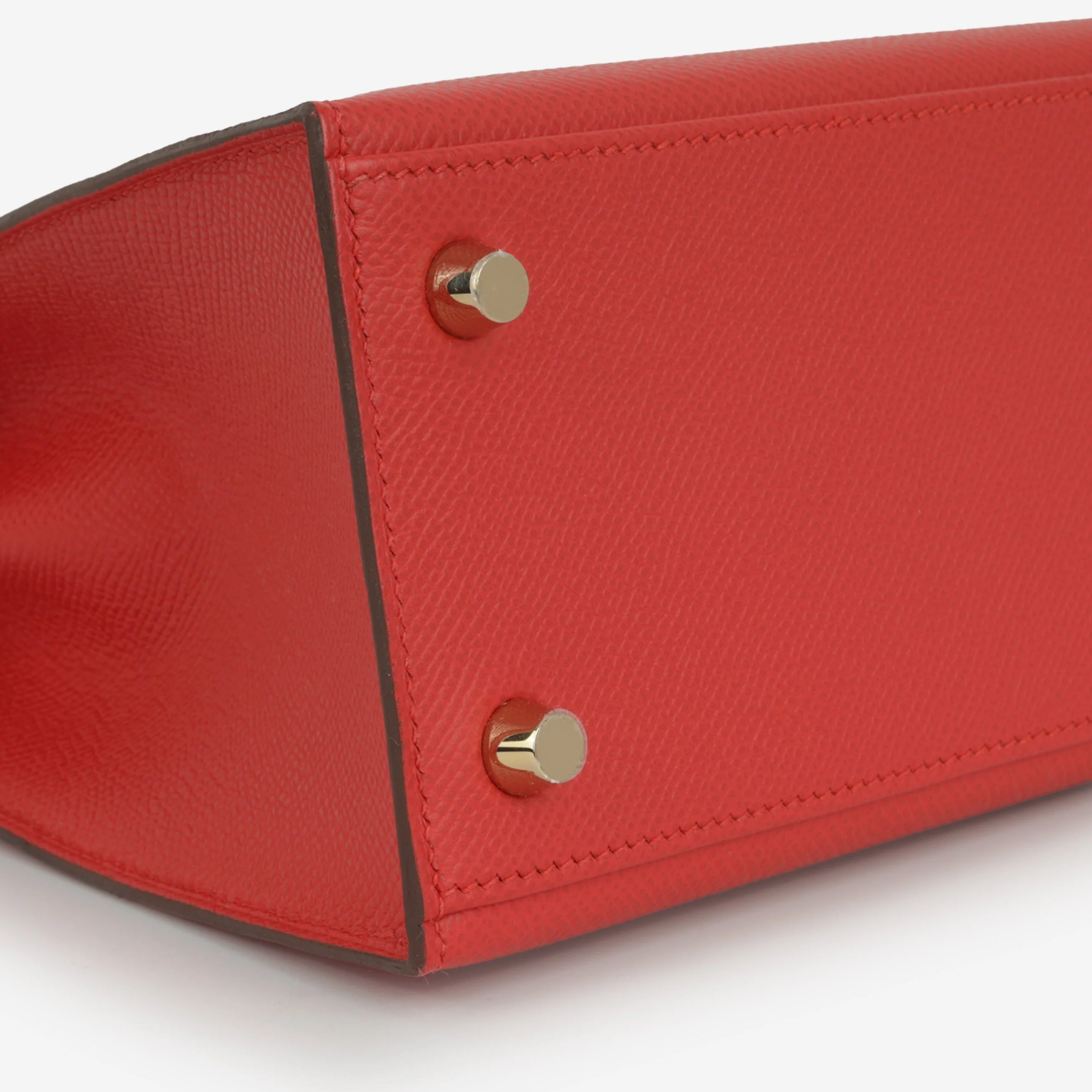 Hermès Kelly 25 - Rouge Radieux Epsom | Gold Hardware - Image 6