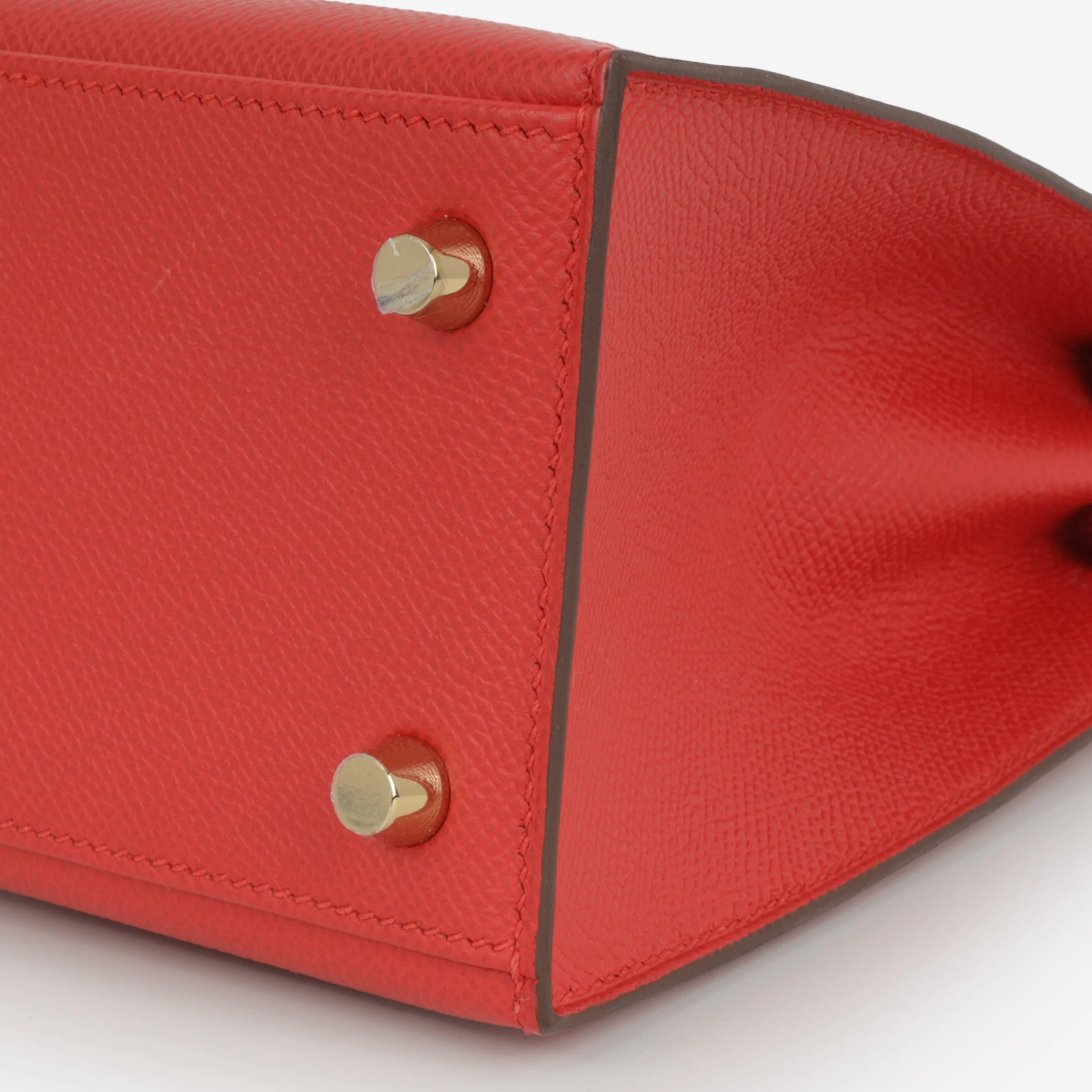 Hermès Kelly 25 - Rouge Radieux Epsom | Gold Hardware - Image 7