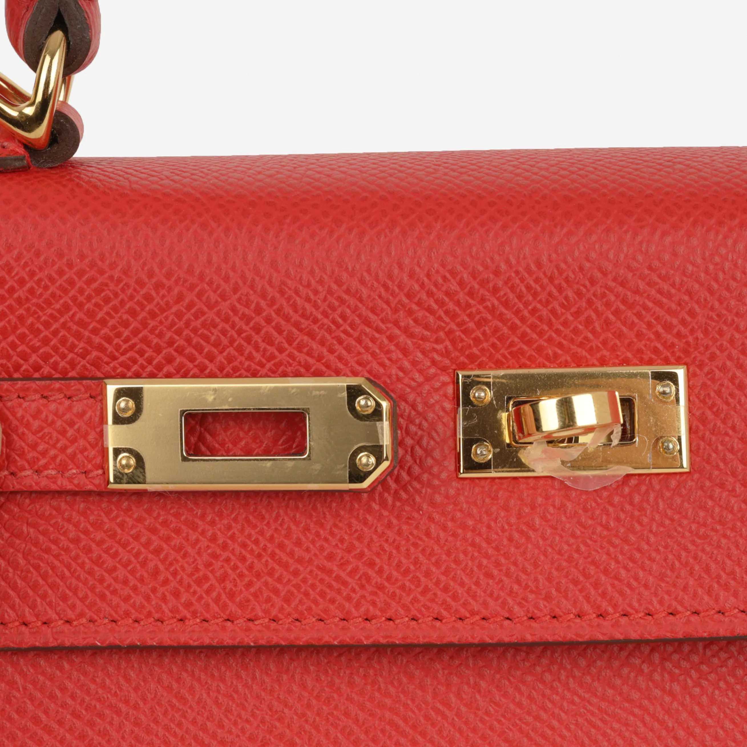 Hermès Kelly 25 - Rouge Radieux Epsom | Gold Hardware - Image 9