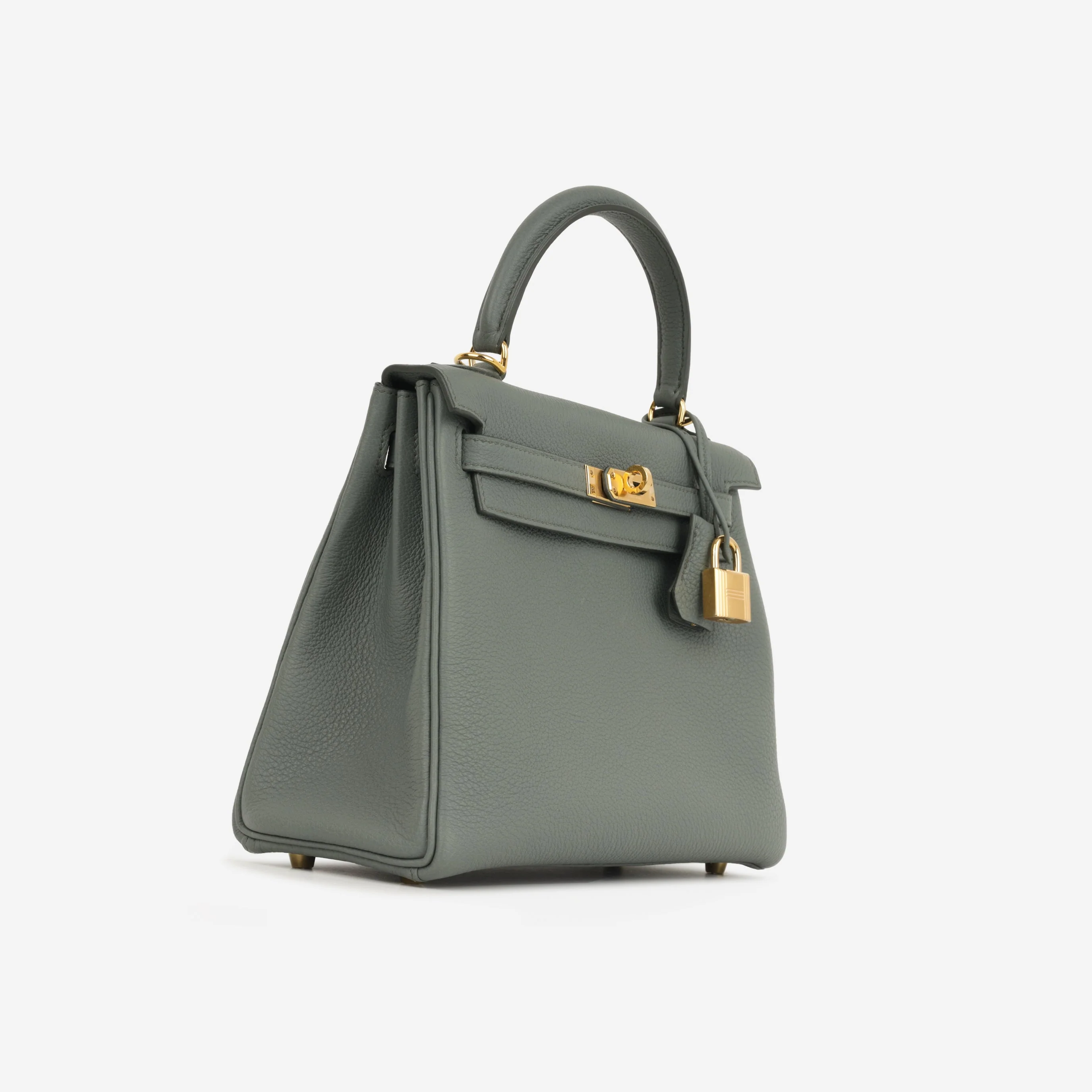 Hermès Kelly 25 - Vert Amande Togo | Gold Hardware - Image 3