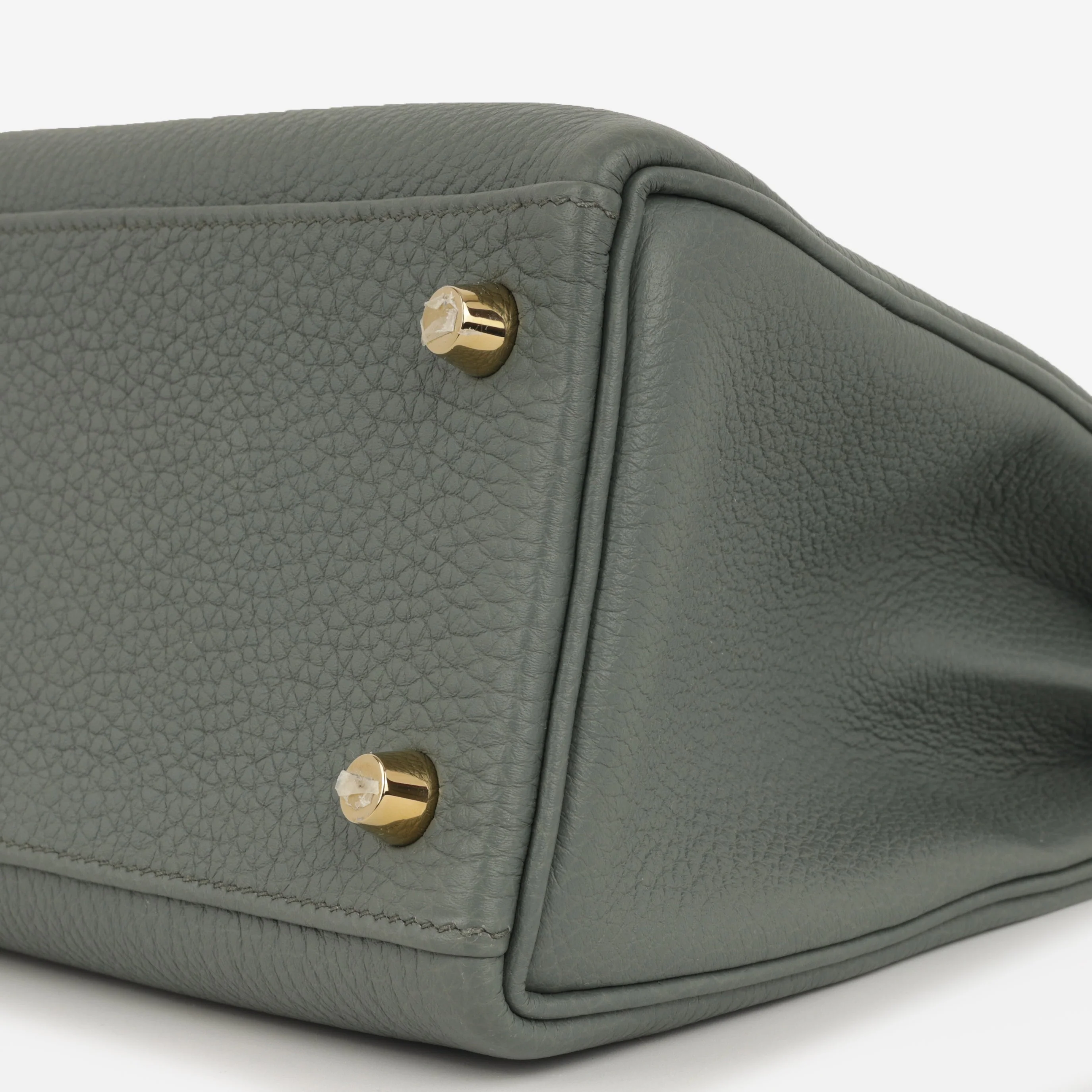 Hermès Kelly 25 - Vert Amande Togo | Gold Hardware - Image 6