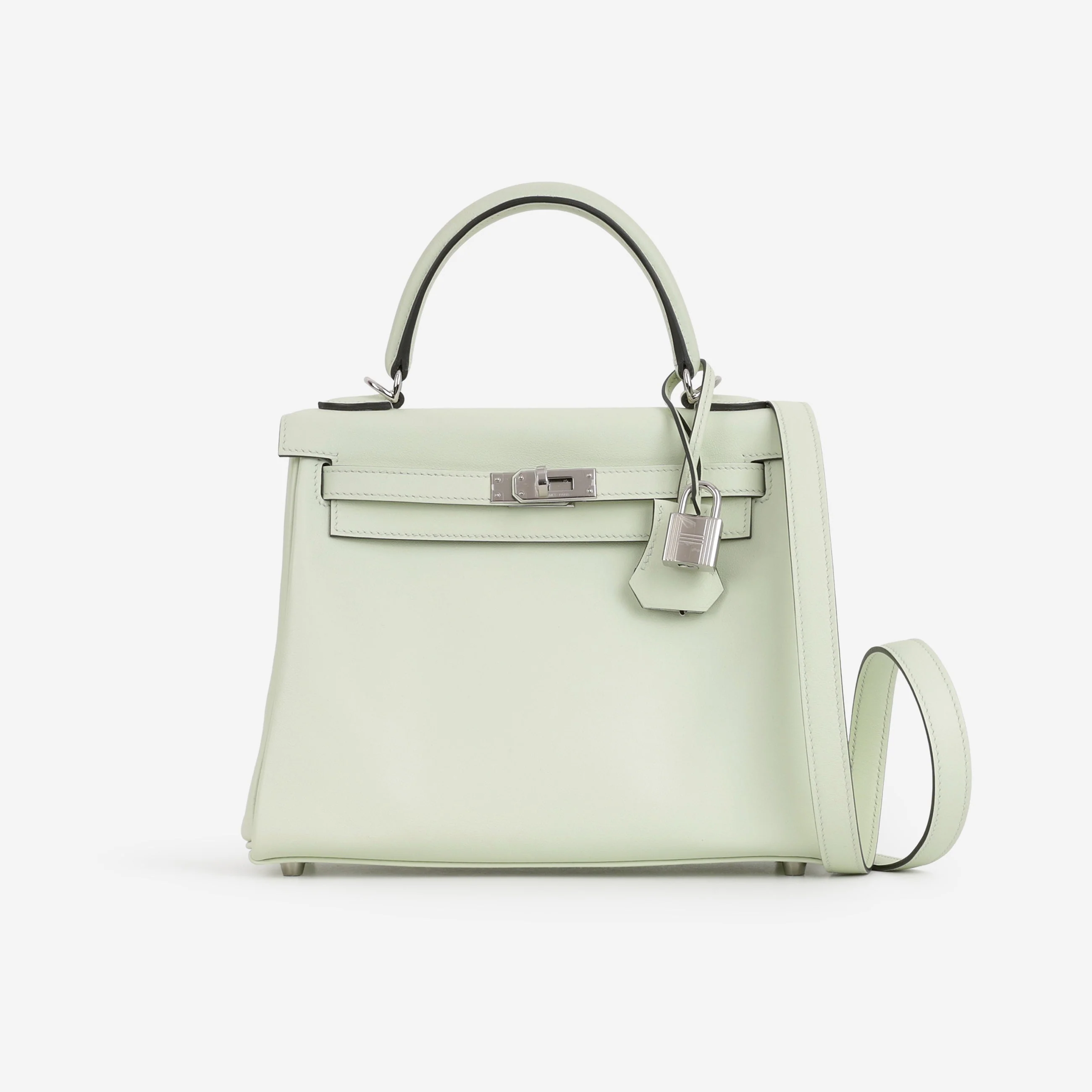 Hermès Kelly 25 - Vert Fizz Swift | Palladium Hardware - Image 2