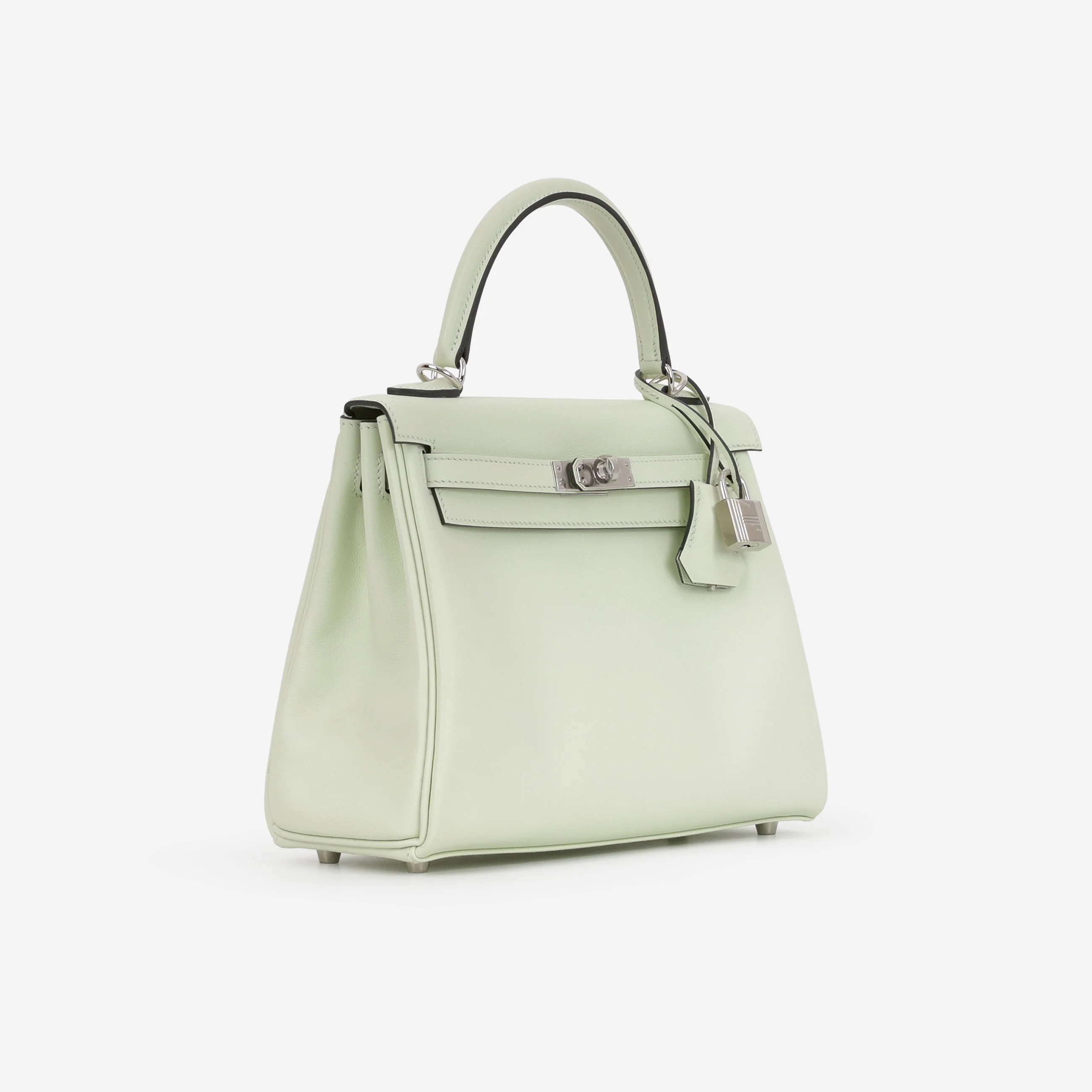 Hermès Kelly 25 - Vert Fizz Swift | Palladium Hardware - Image 3
