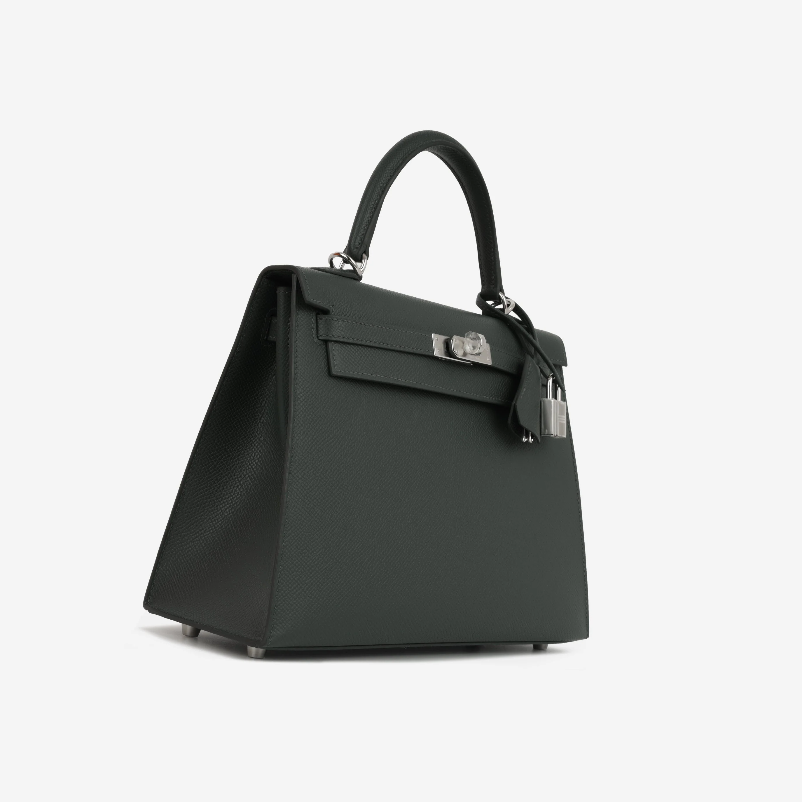 Hermès Kelly 25 - Vert Mangrove Epsom | Palladium Hardware - Image 2