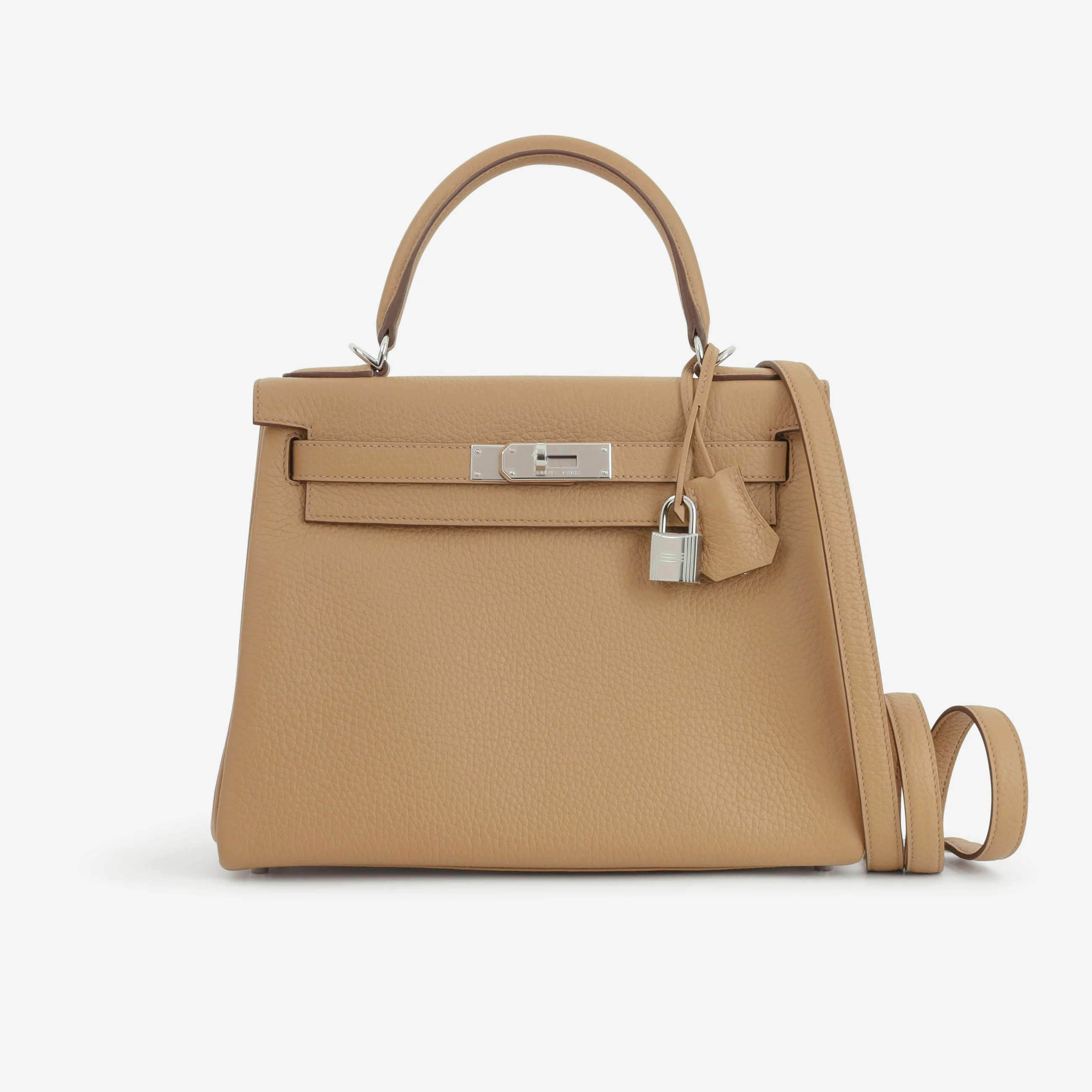 Hermès Kelly 28 - Biscuit Clemence | Palladium Hardware - Image 2