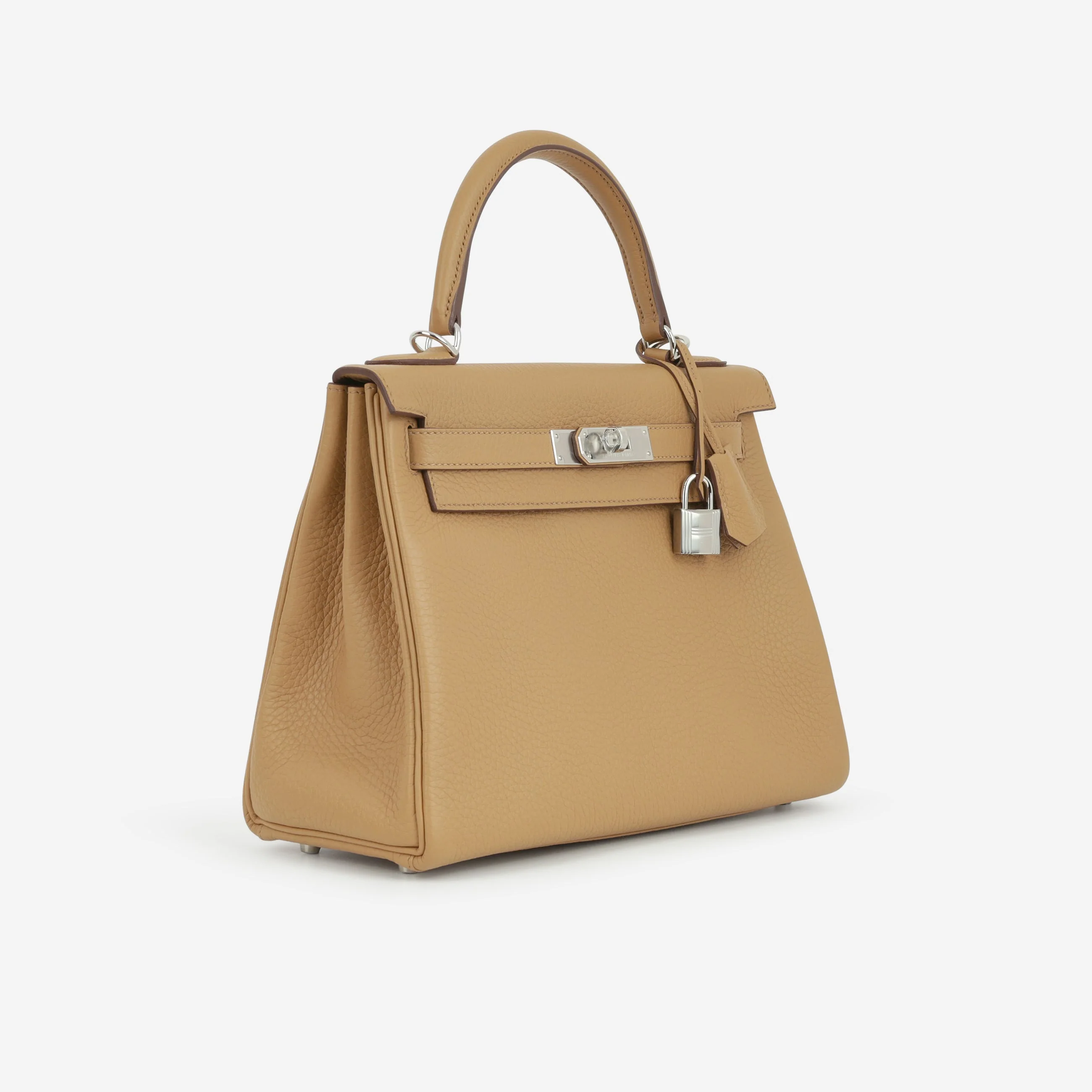 Hermès Kelly 28 - Biscuit Clemence | Palladium Hardware - Image 3