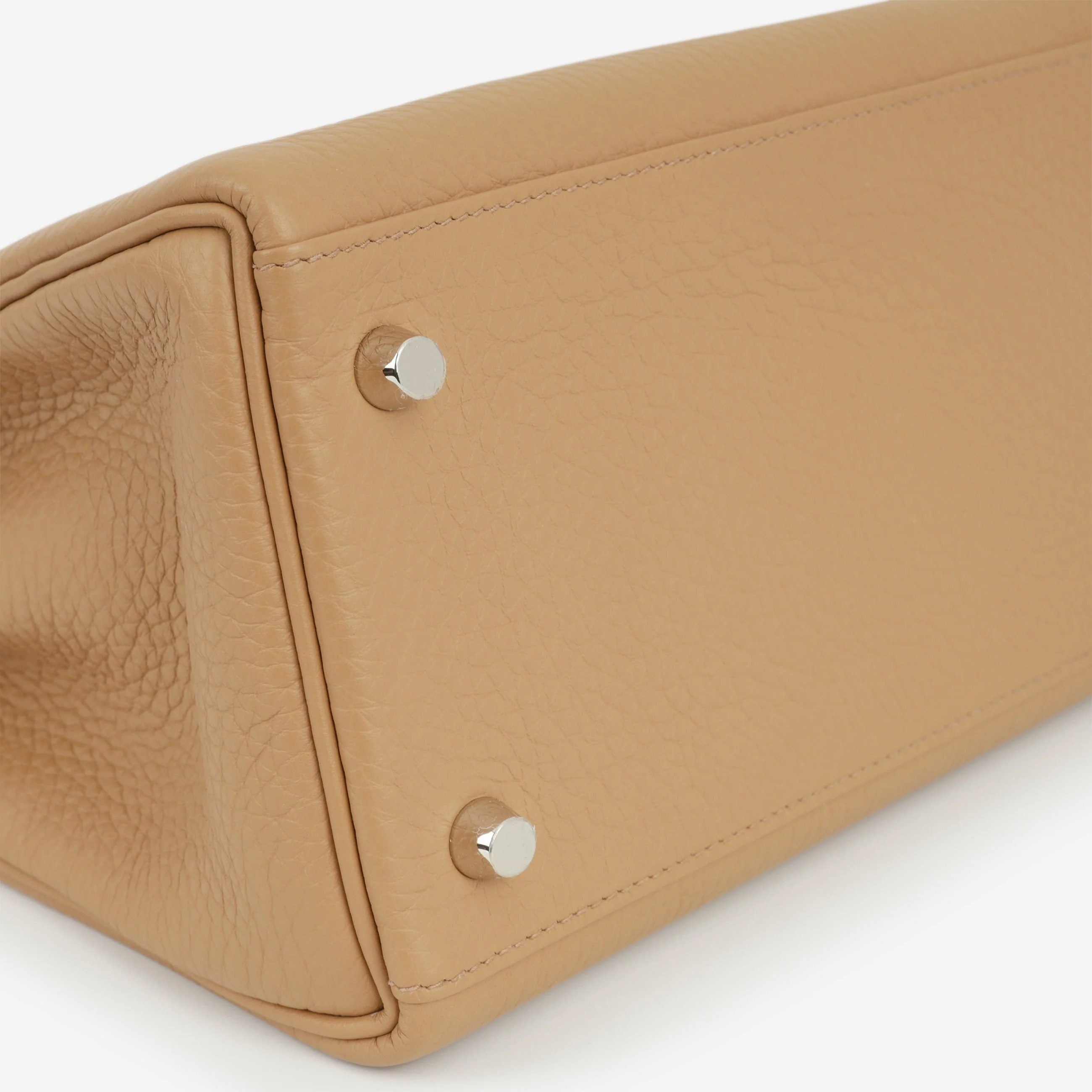 Hermès Kelly 28 - Biscuit Clemence | Palladium Hardware - Image 6