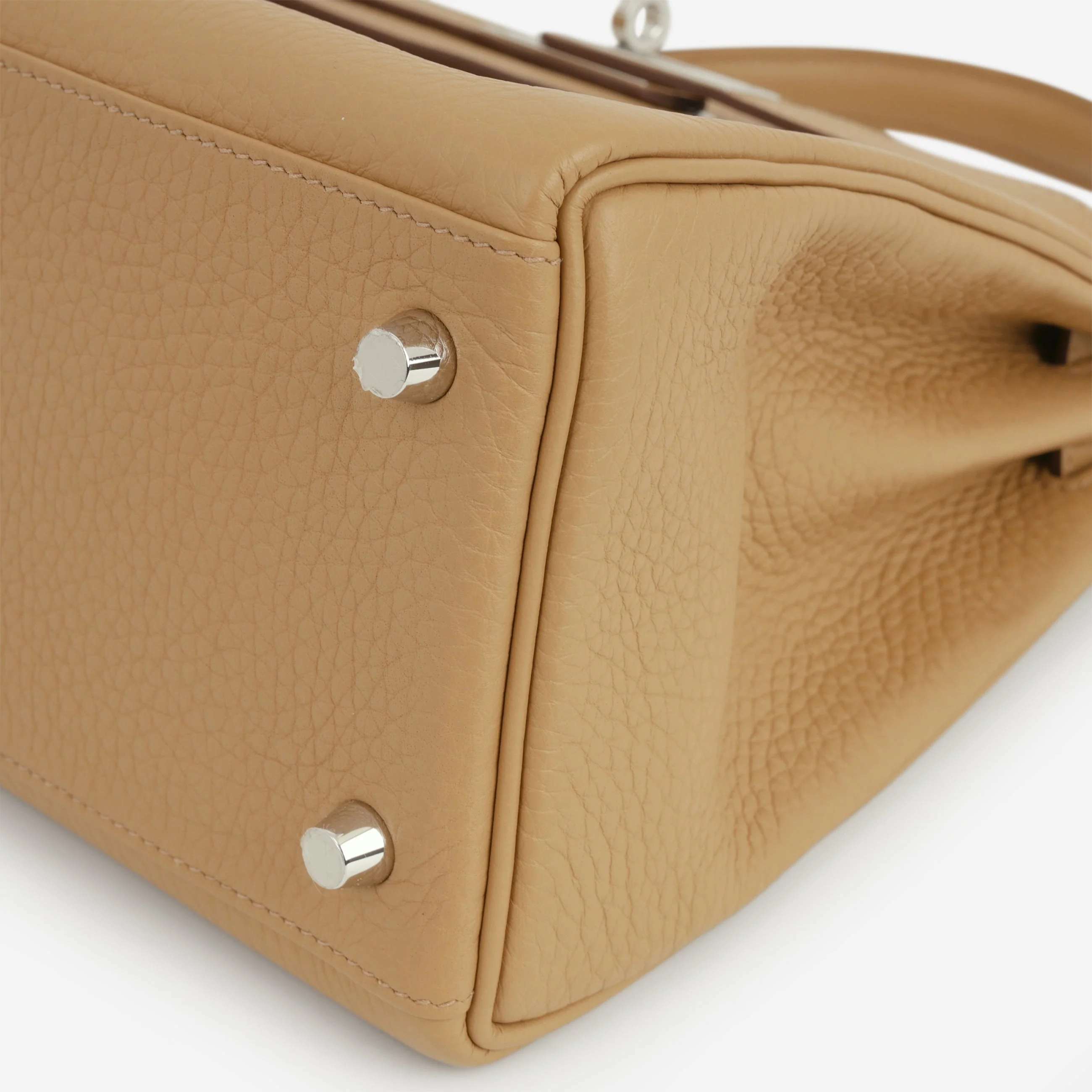 Hermès Kelly 28 - Biscuit Clemence | Palladium Hardware - Image 7