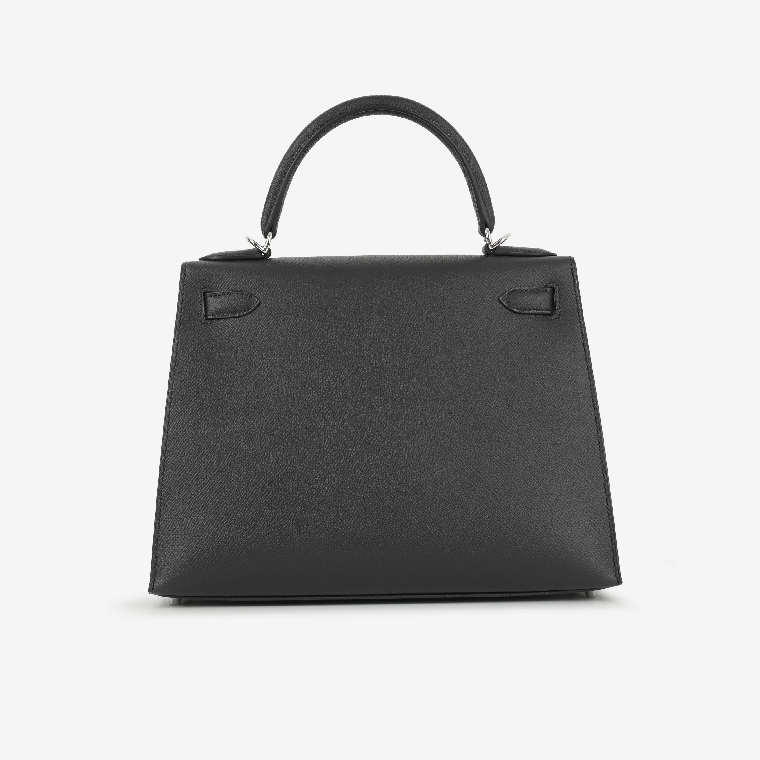 Hermès Kelly 28 - Black Epsom | Palladium Hardware - Image 3