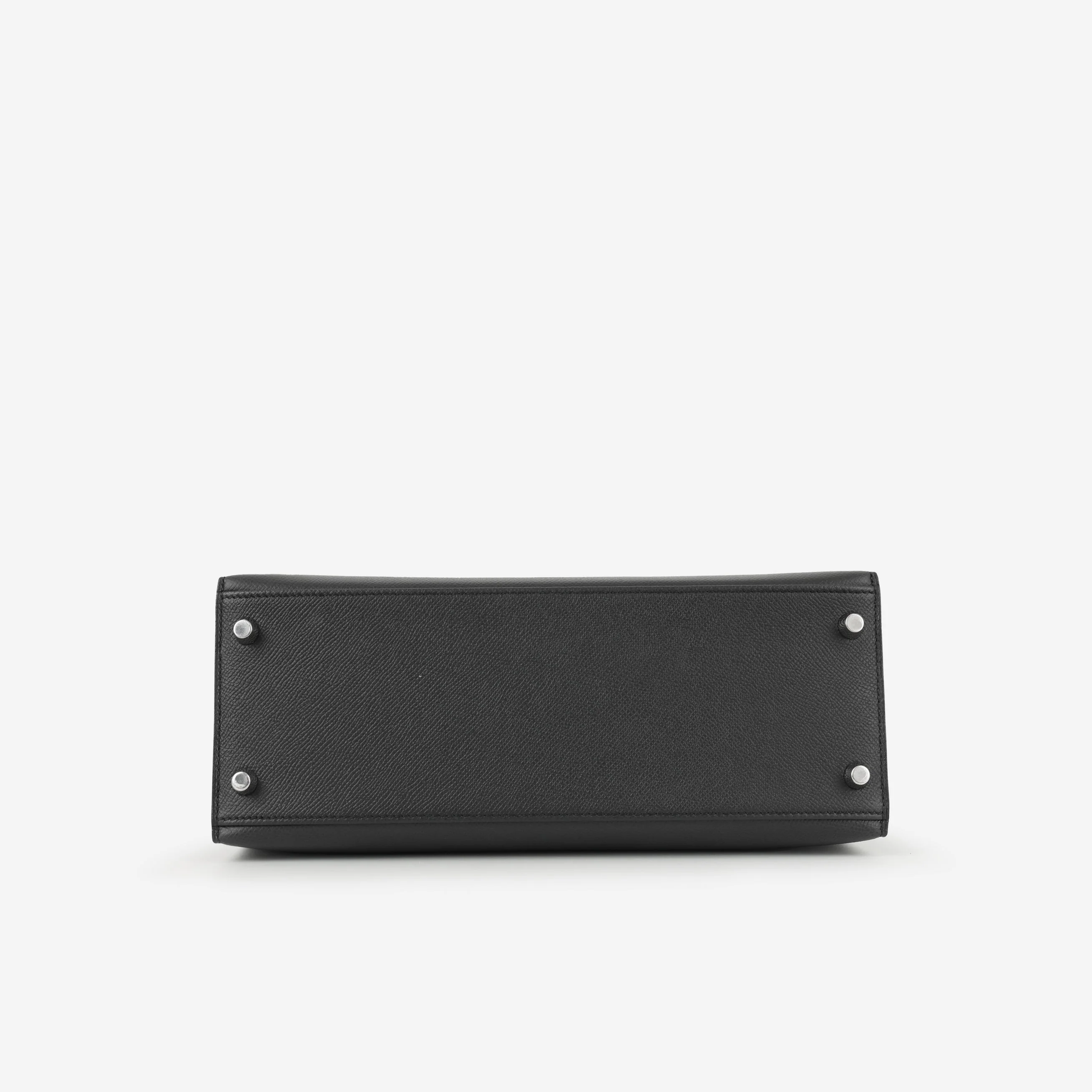 Hermès Kelly 28 - Black Epsom | Palladium Hardware - Image 4