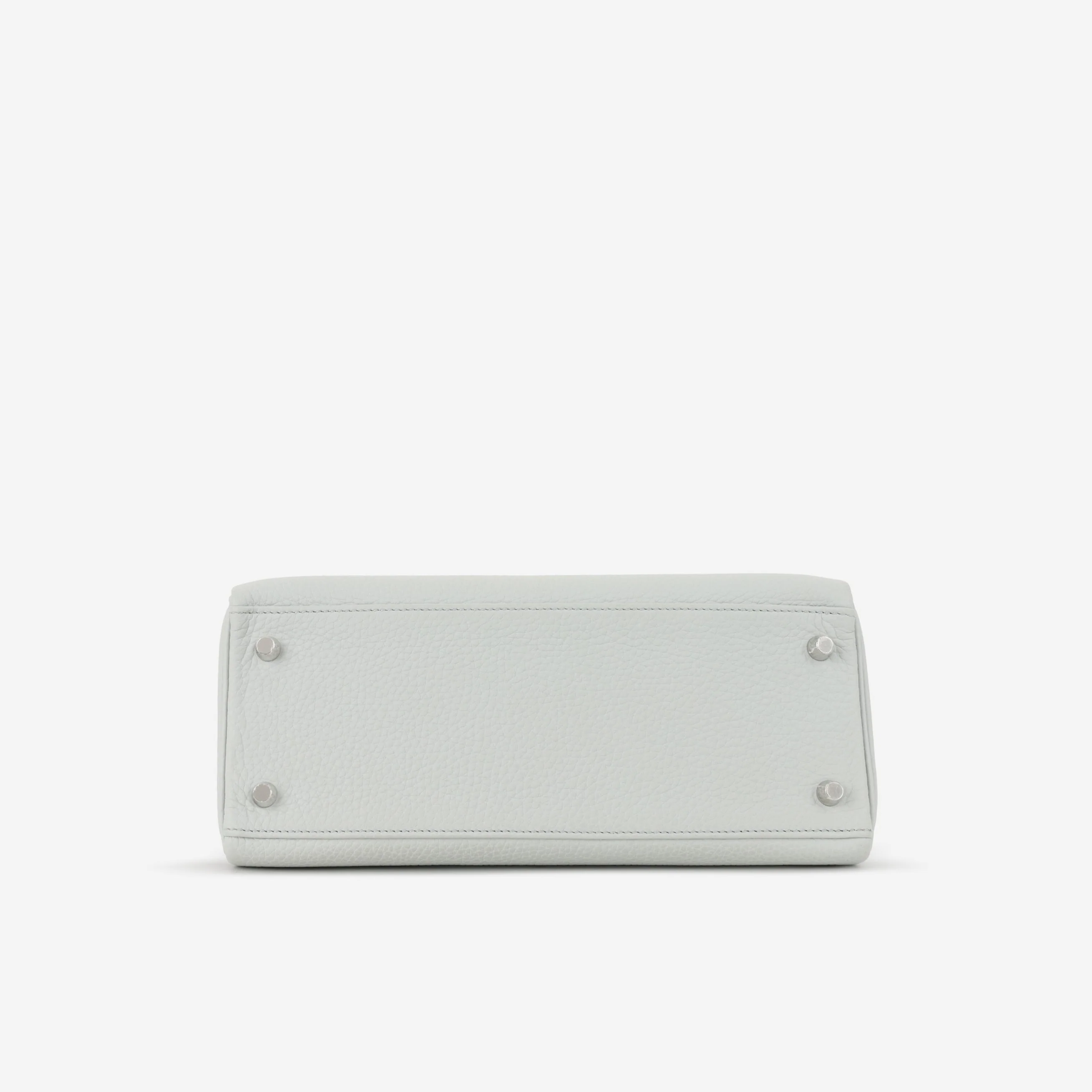 Hermès Kelly 28 - Blue Pale Clemence | Palladium Hardware - Image 5