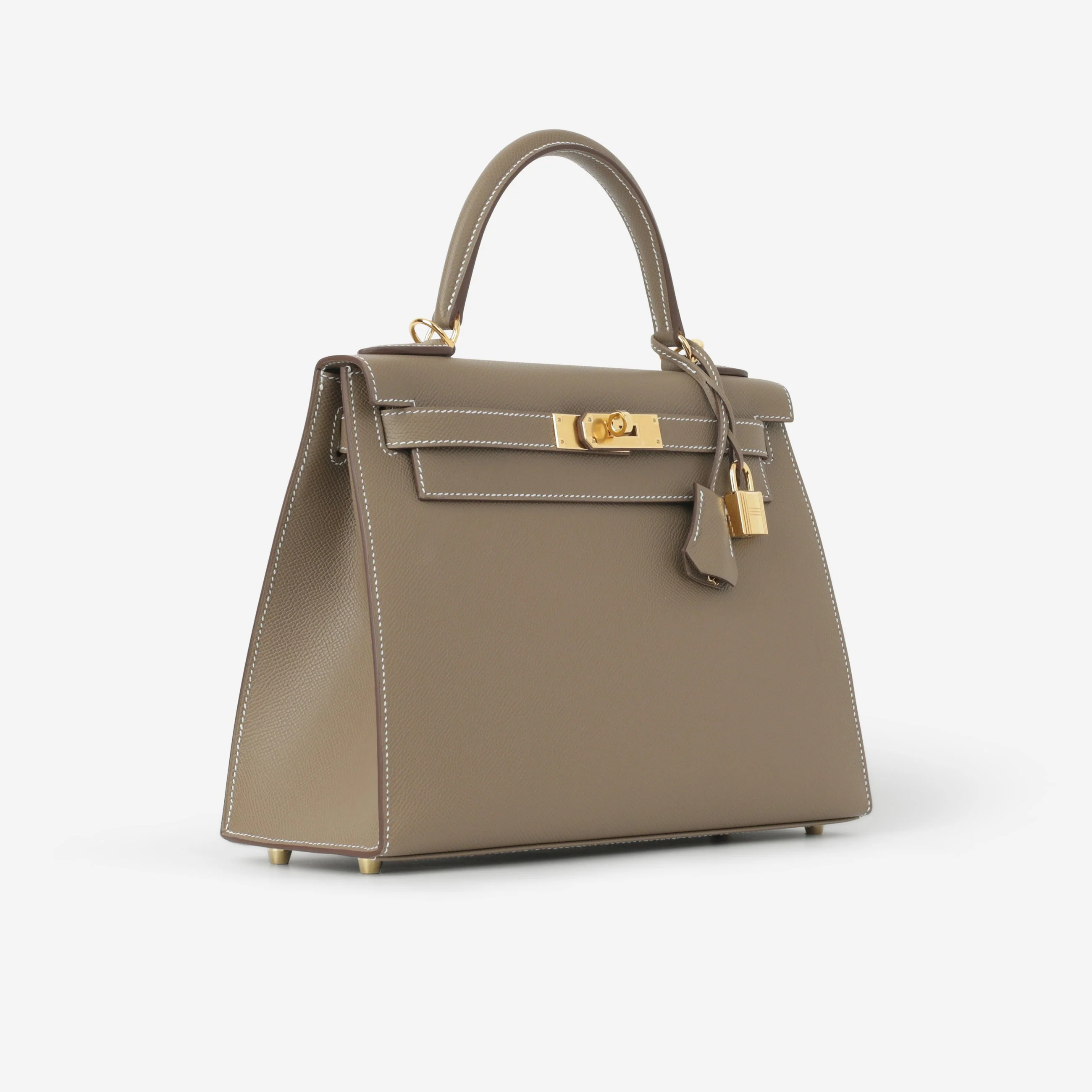 Hermès Kelly 28 - Etoupe Epsom | Gold Hardware - Image 3