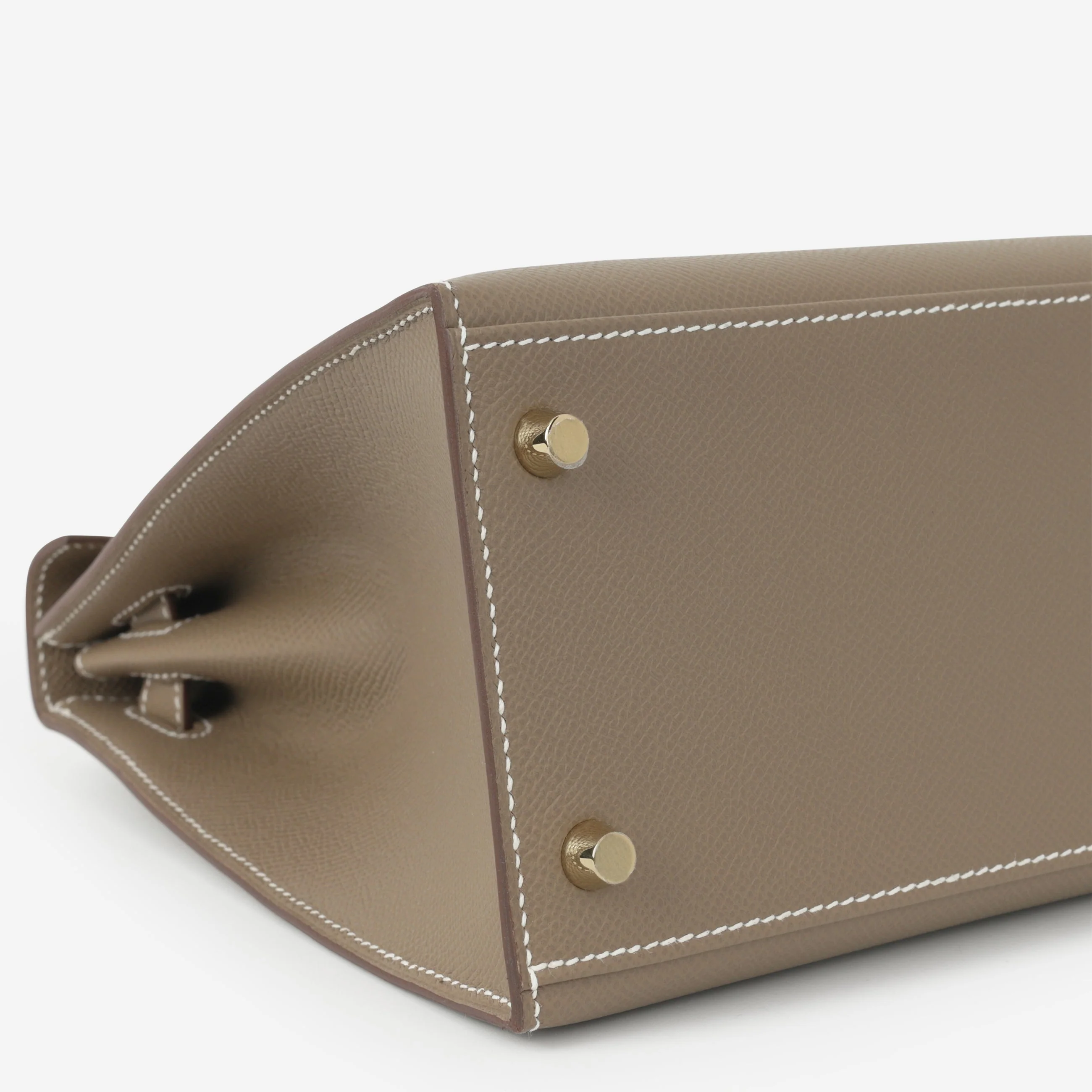 Hermès Kelly 28 - Etoupe Epsom | Gold Hardware - Image 4