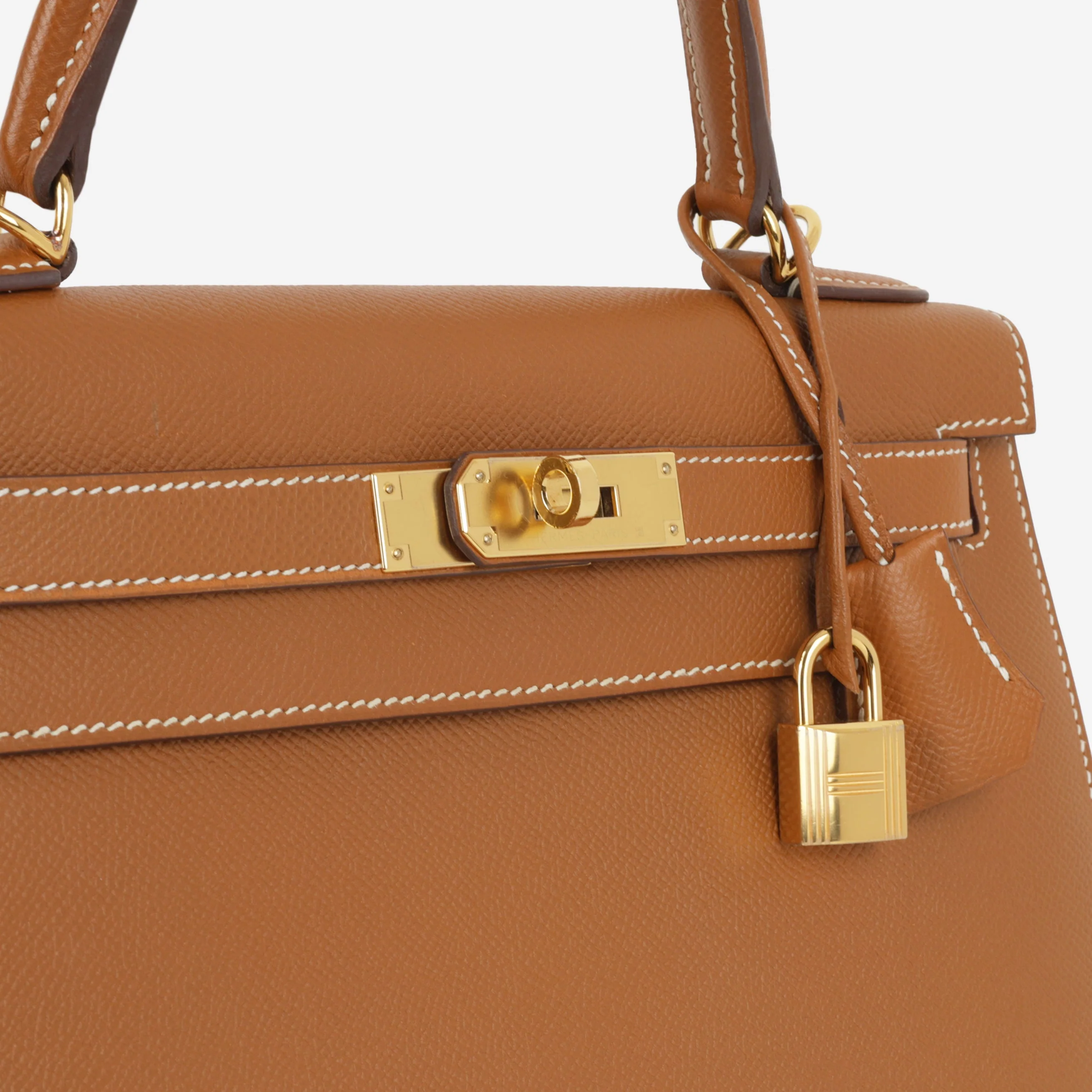 Hermès Kelly 28 - Gold Epsom | Gold Hardware - Image 8