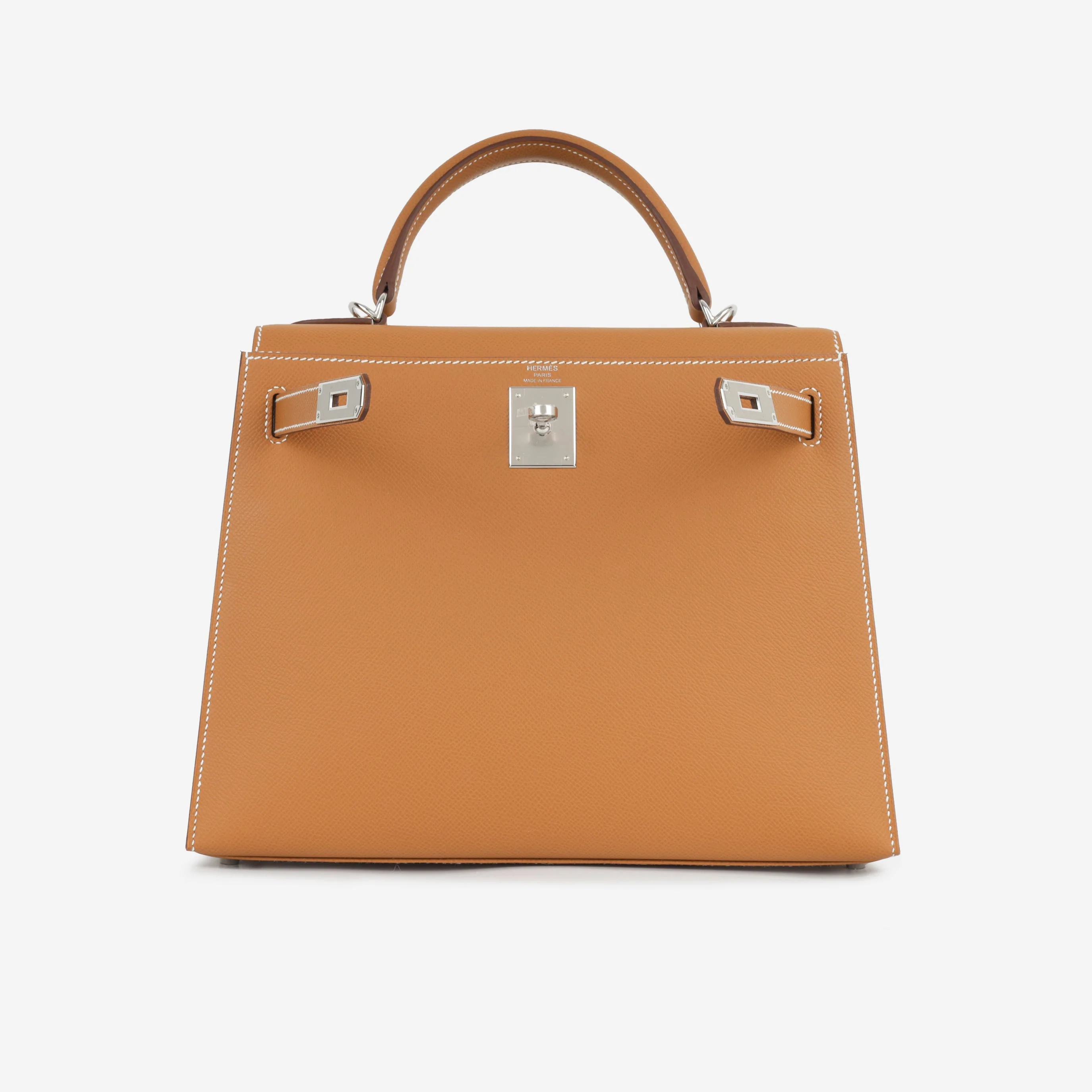 Hermès Kelly 28 - Gold Epsom | Palladium Hardware - Image 3