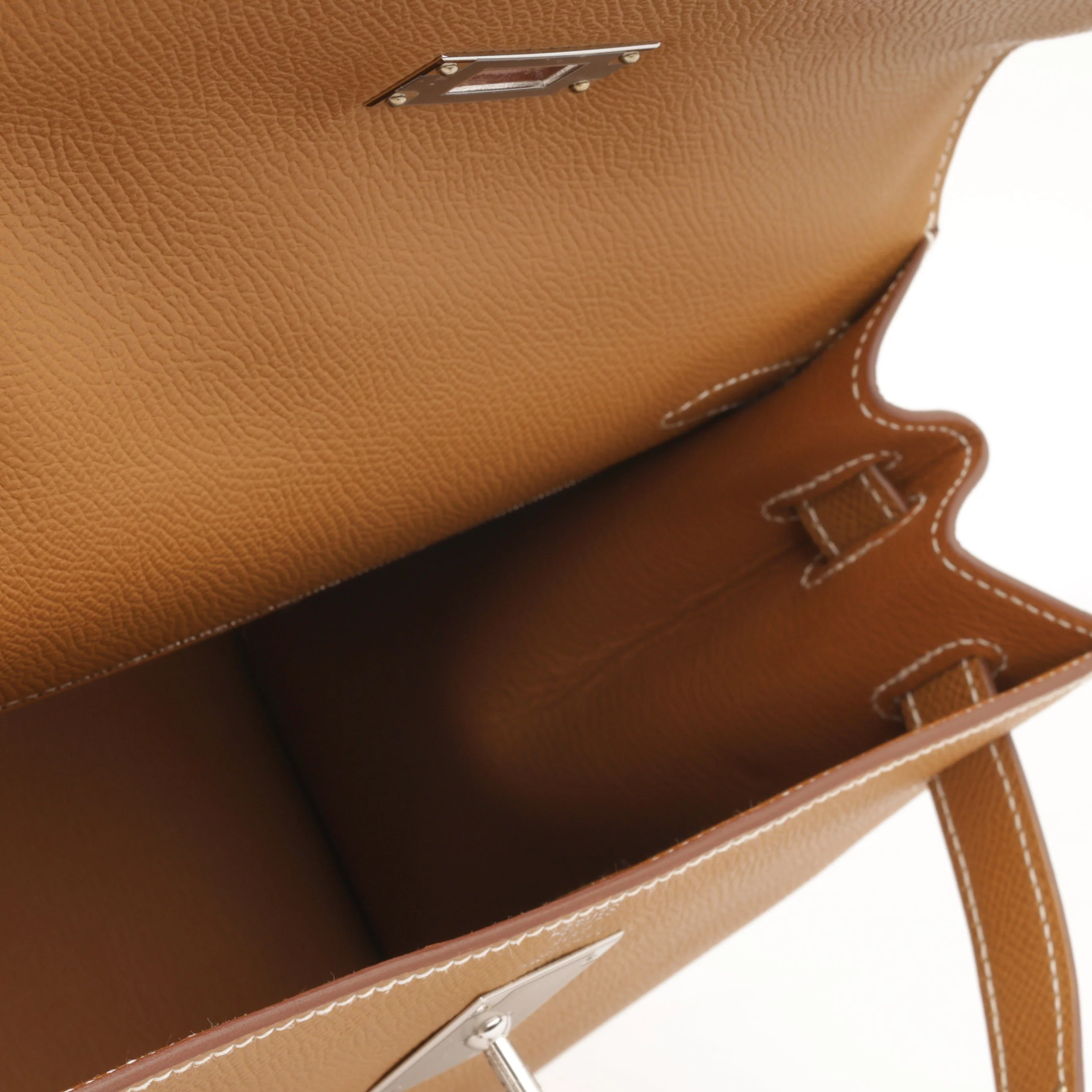 Hermès Kelly 28 - Gold Epsom | Palladium Hardware - Image 5