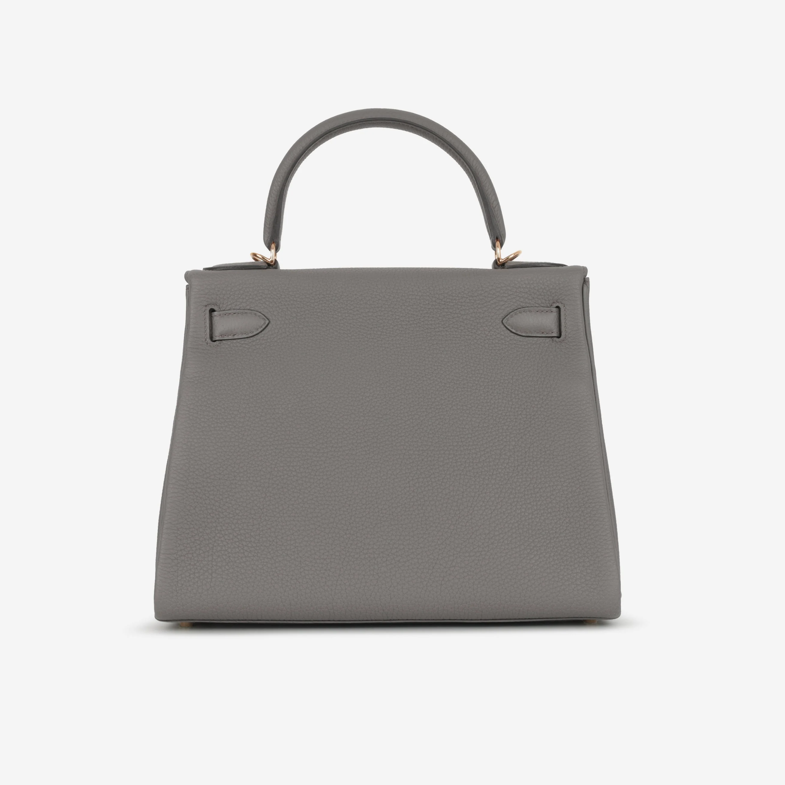 Hermès Kelly 28 - Gris Etain Togo | Gold Hardware - Image 4