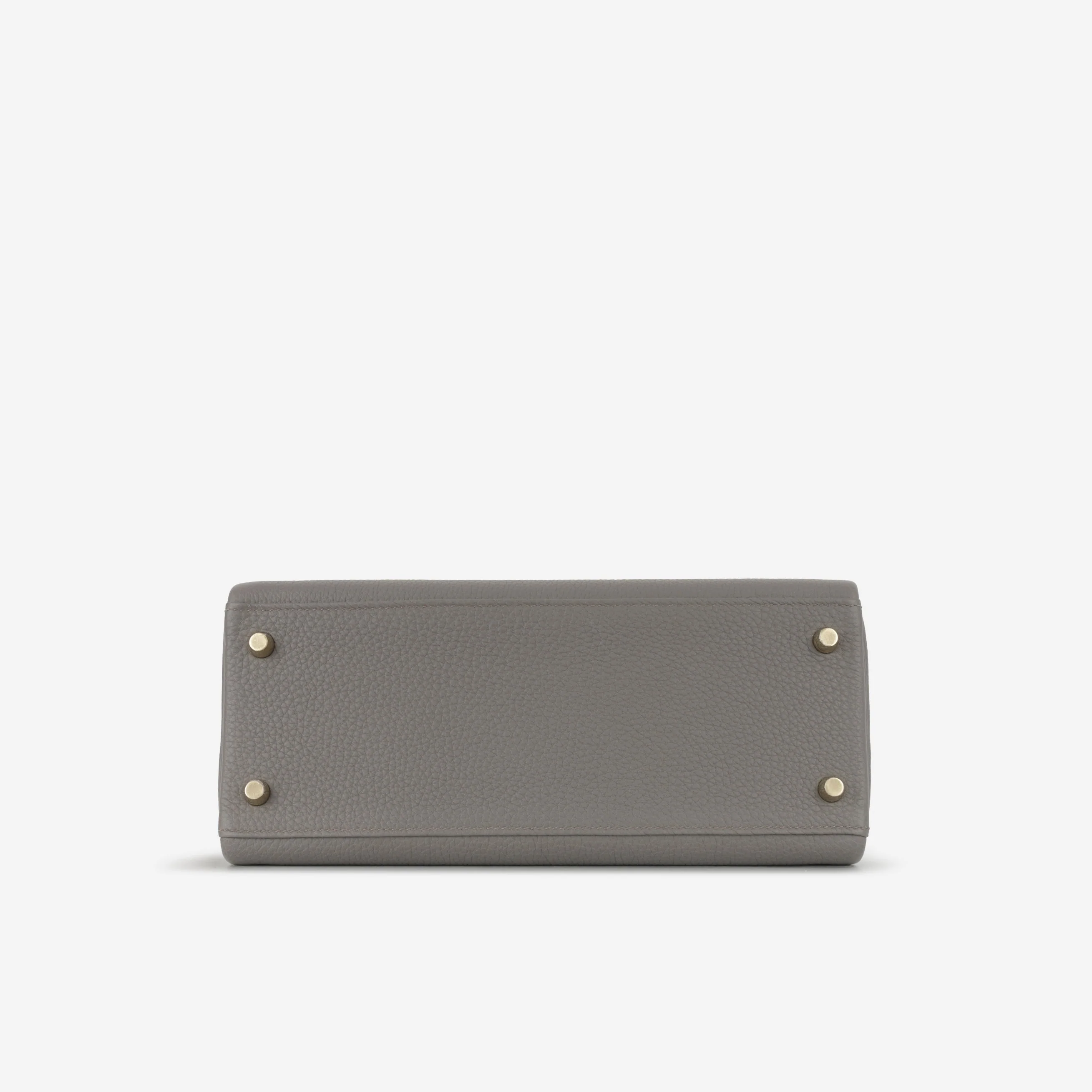 Hermès Kelly 28 - Gris Etain Togo | Gold Hardware - Image 5