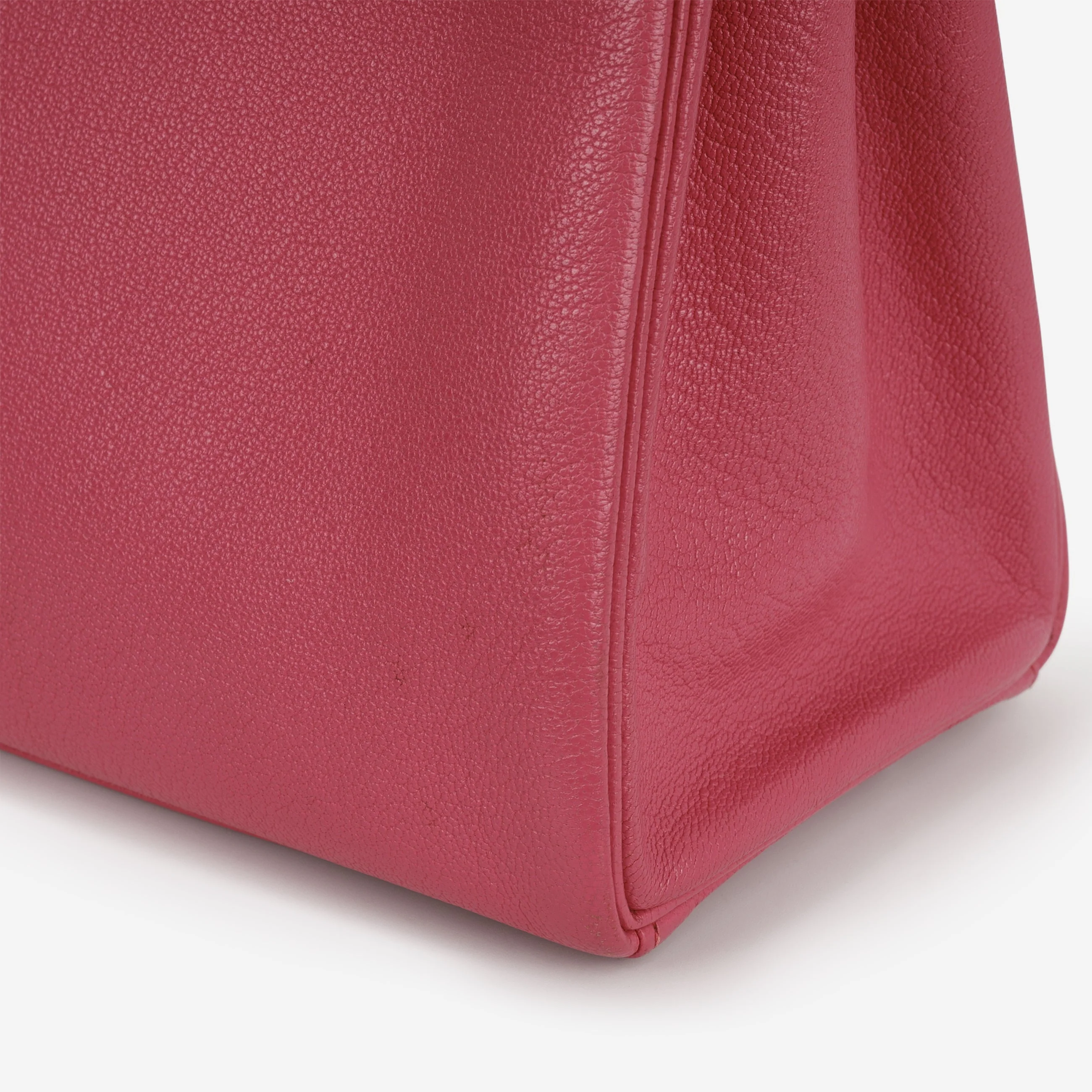 Hermès Kelly 28 - Rose Shocking Chevre | Palladium Hardware - Image 11