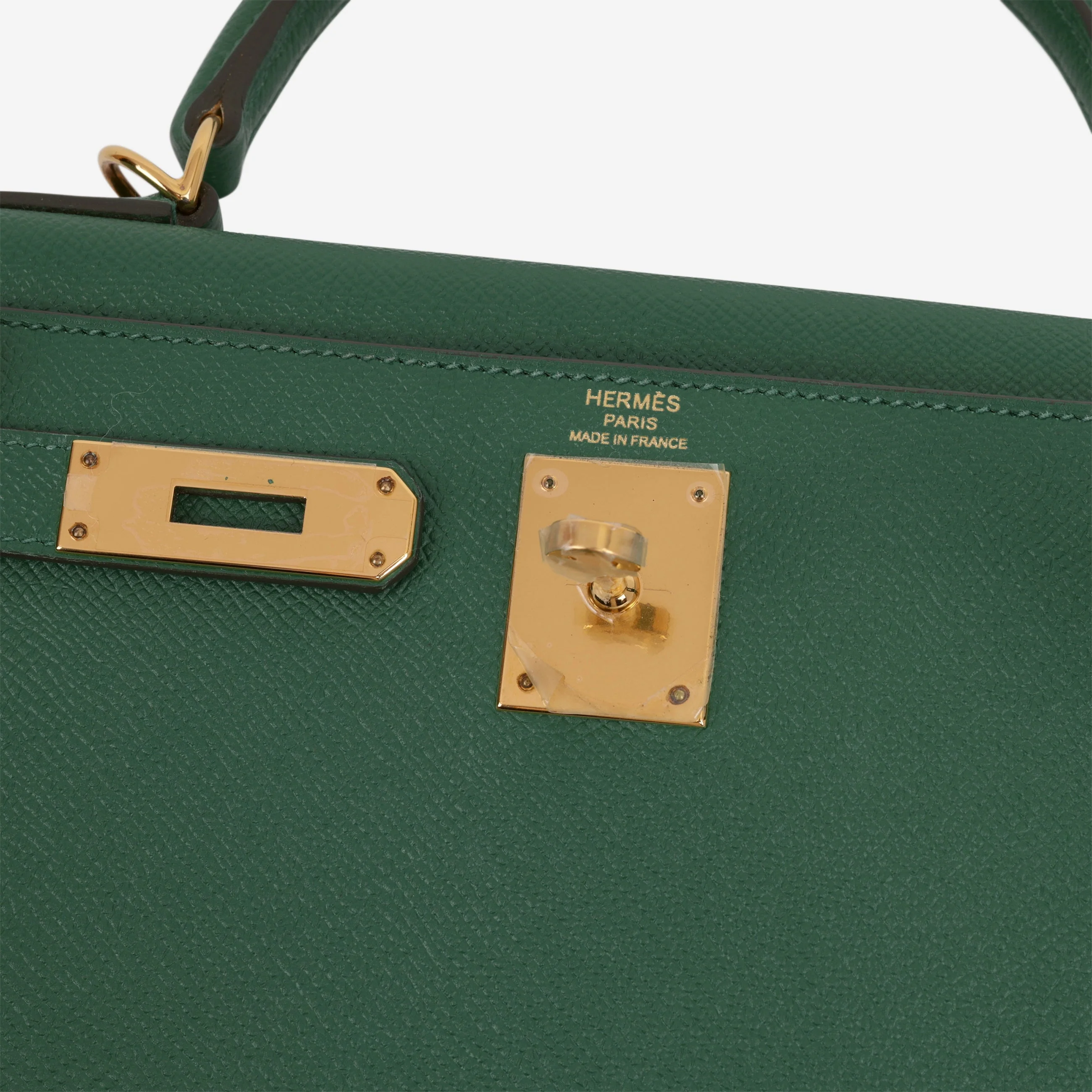 Hermès Kelly 28 - Vert Vertigo Epsom | Gold Hardware - Image 9