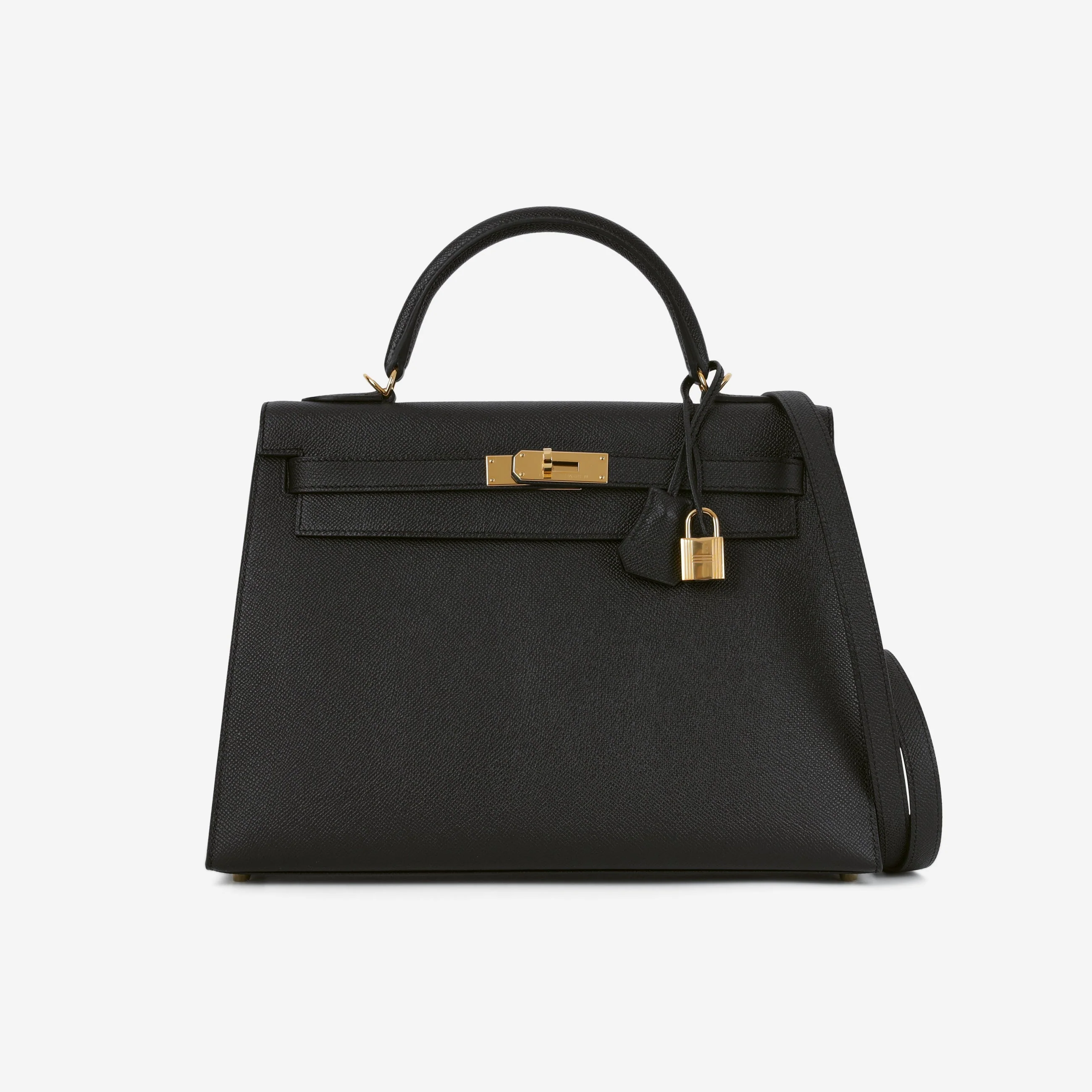 Hermès Kelly 32 - Black Epsom | Gold Hardware - Image 2