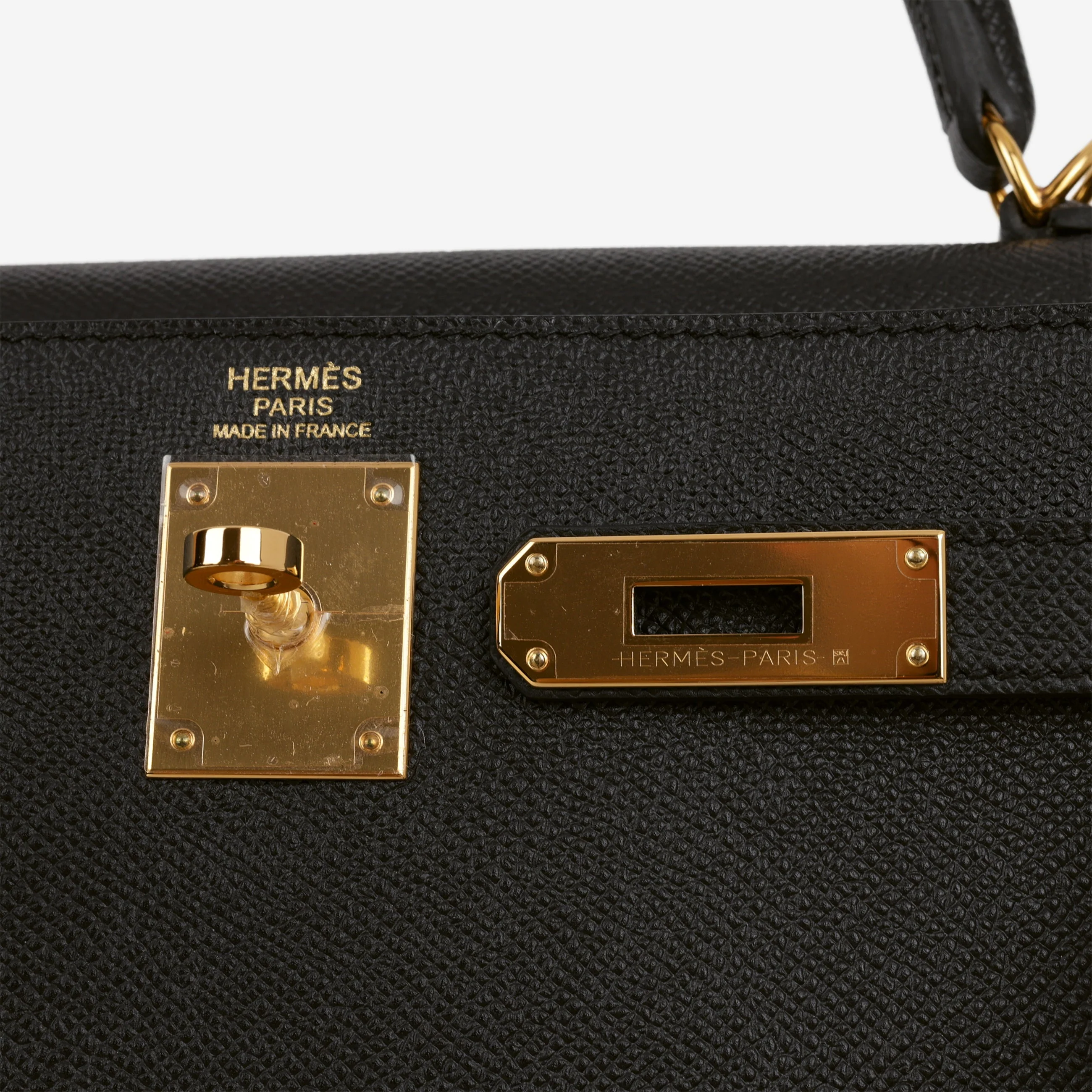 Hermès Kelly 32 - Black Epsom | Gold Hardware - Image 7