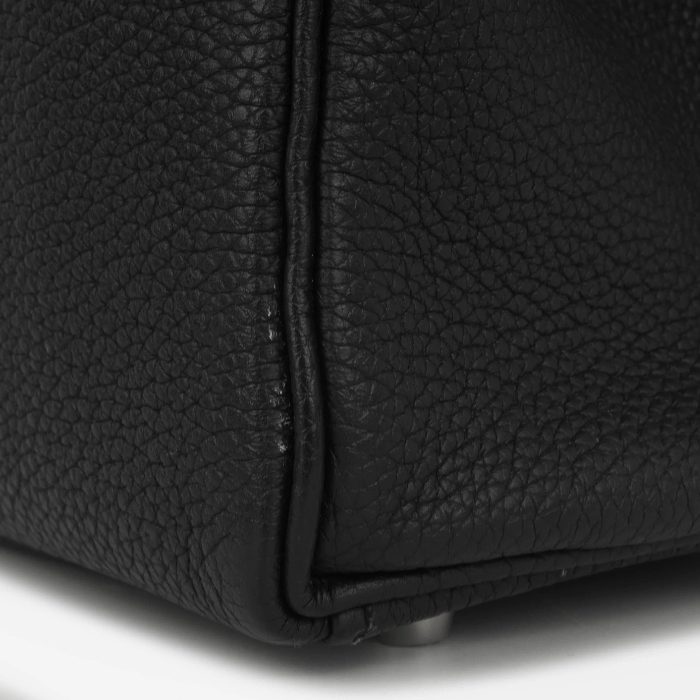 Hermès Kelly 32 - Black Togo | Palladium Hardware - Image 4