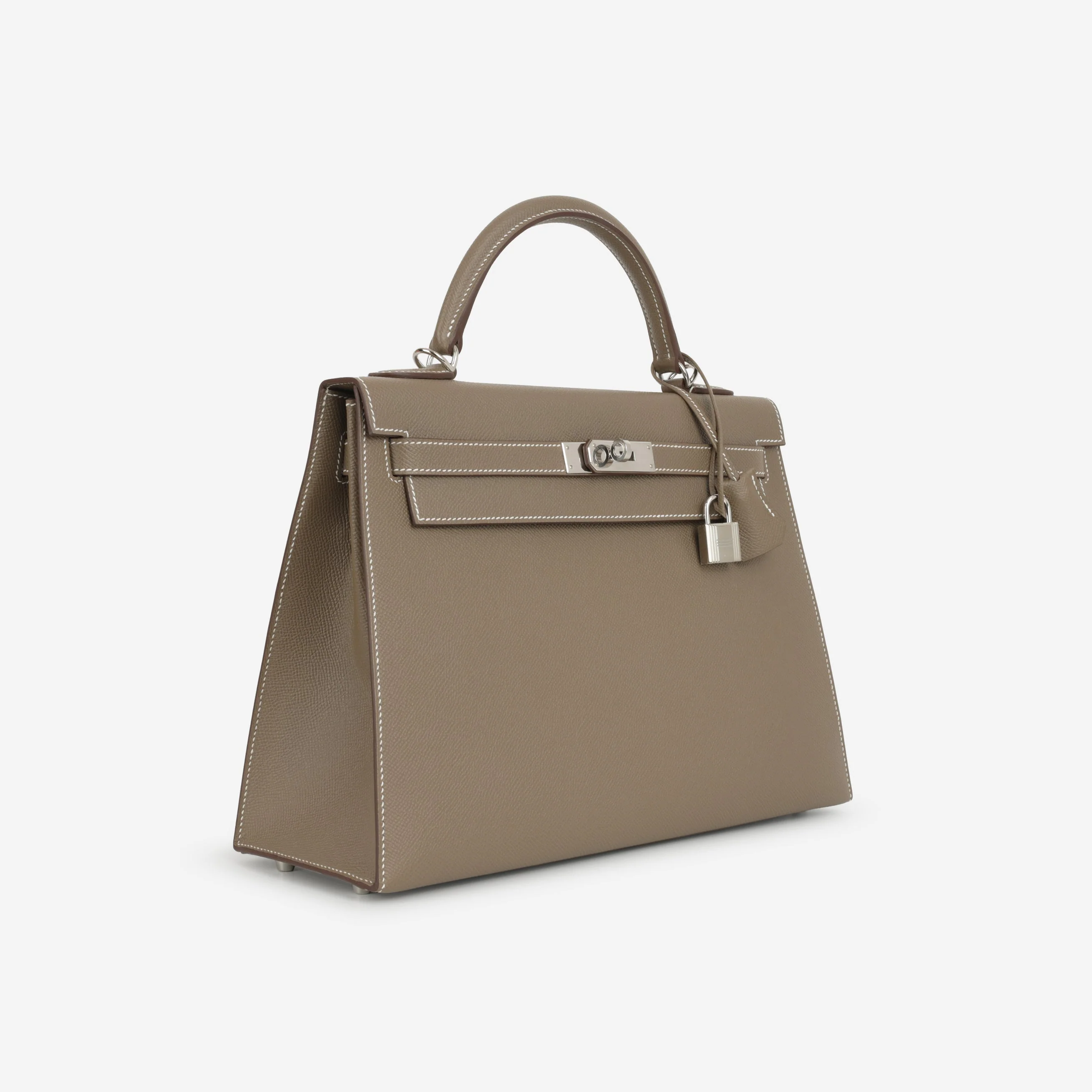 Hermès Kelly 32 - Etoupe Epsom | Palladium Hardware - Image 2