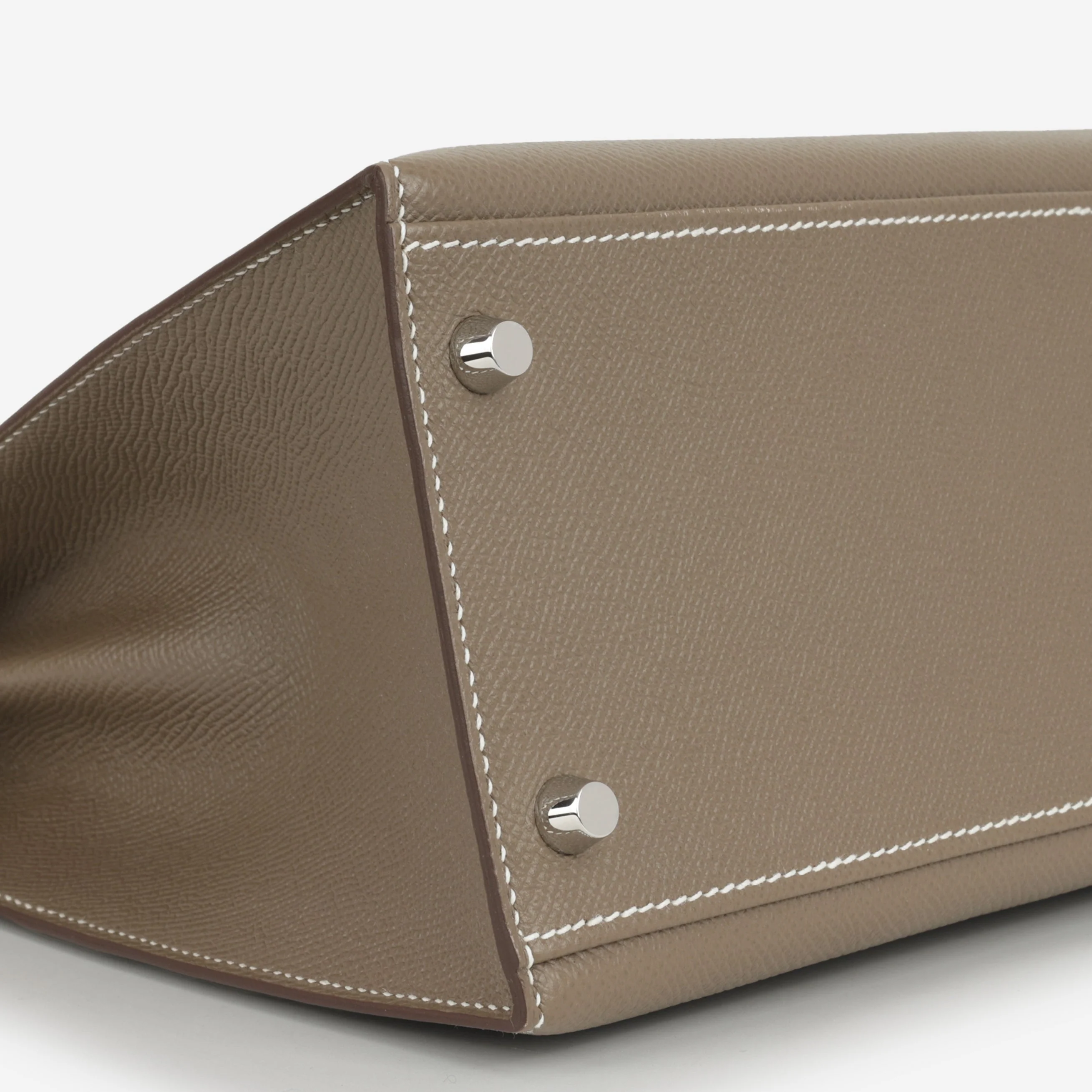 Hermès Kelly 32 - Etoupe Epsom | Palladium Hardware - Image 6