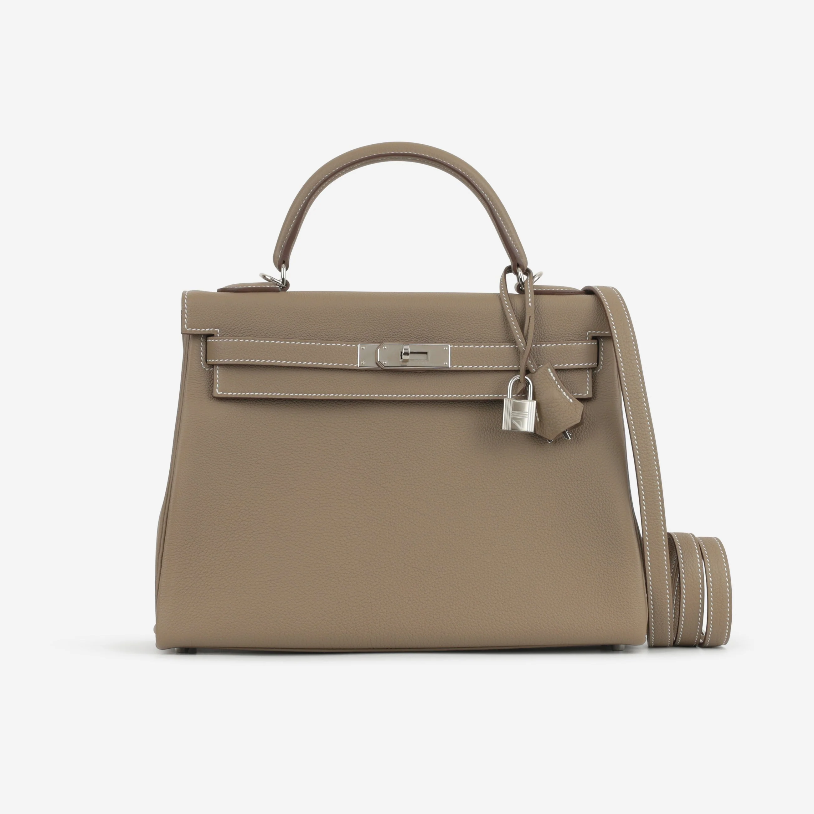Hermès Kelly 32 - Etoupe Togo | Palladium Hardware - Image 2