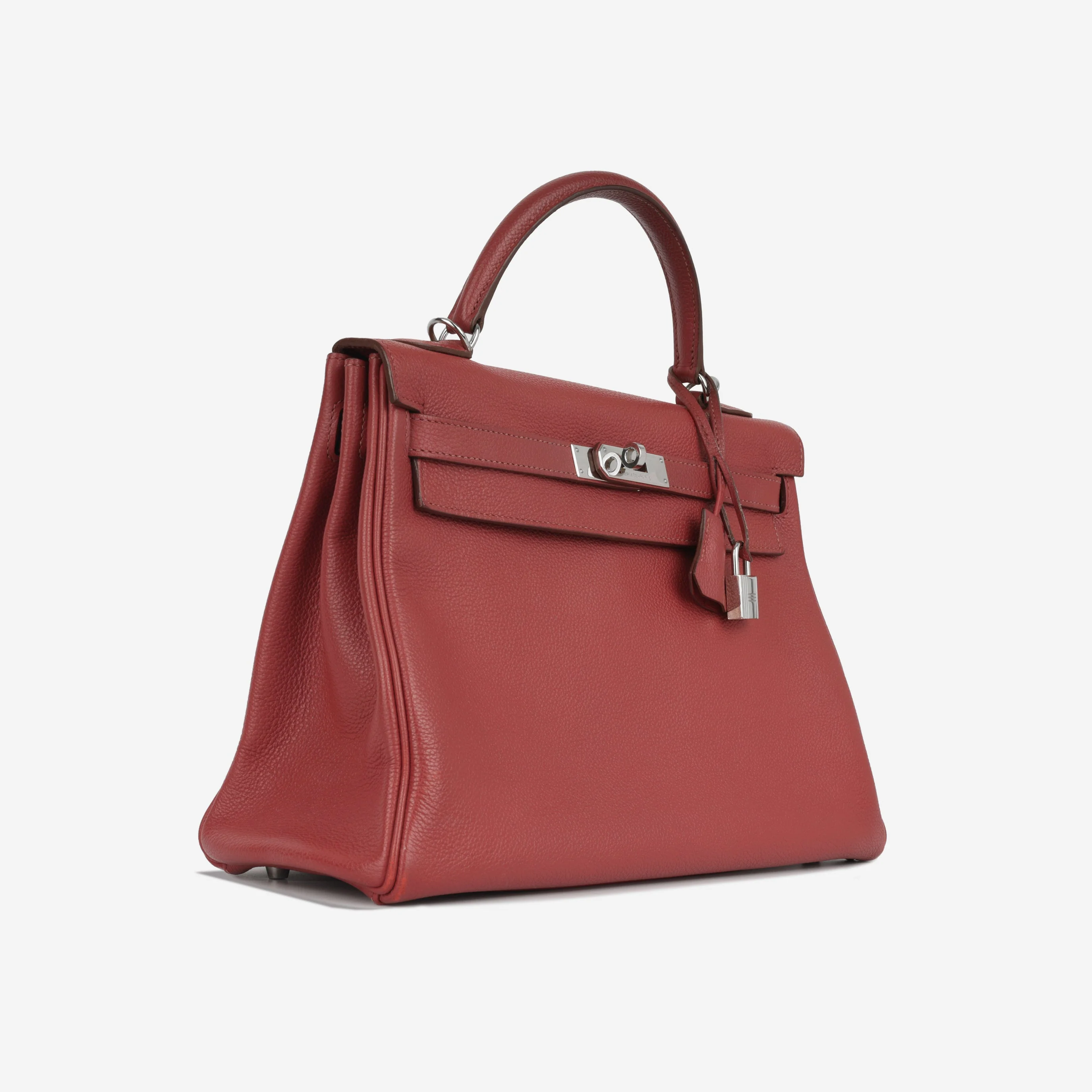 Hermès Kelly 32 - Rouge Garance Vache Liegee | Palladium Hardware - Image 3