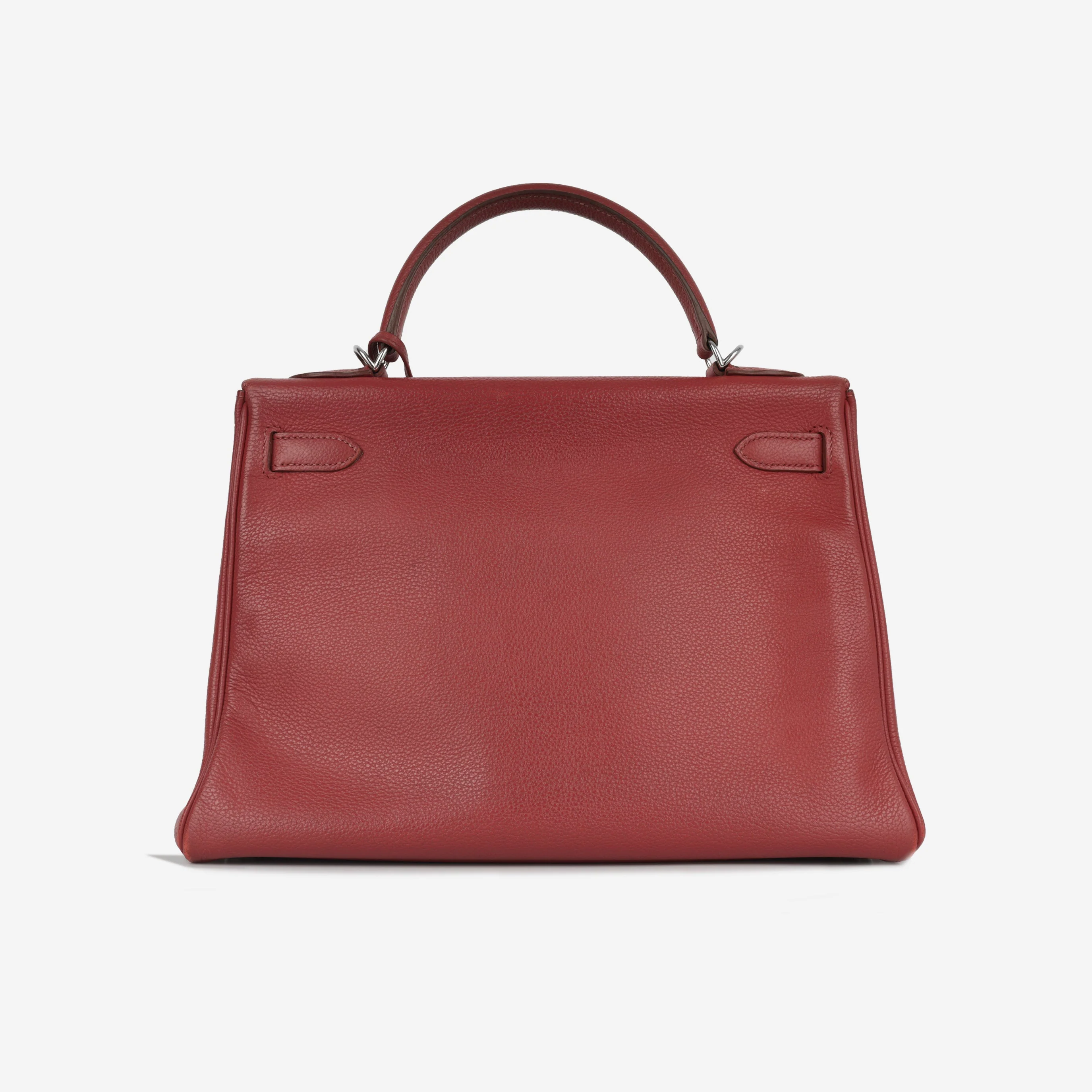 Hermès Kelly 32 - Rouge Garance Vache Liegee | Palladium Hardware - Image 5