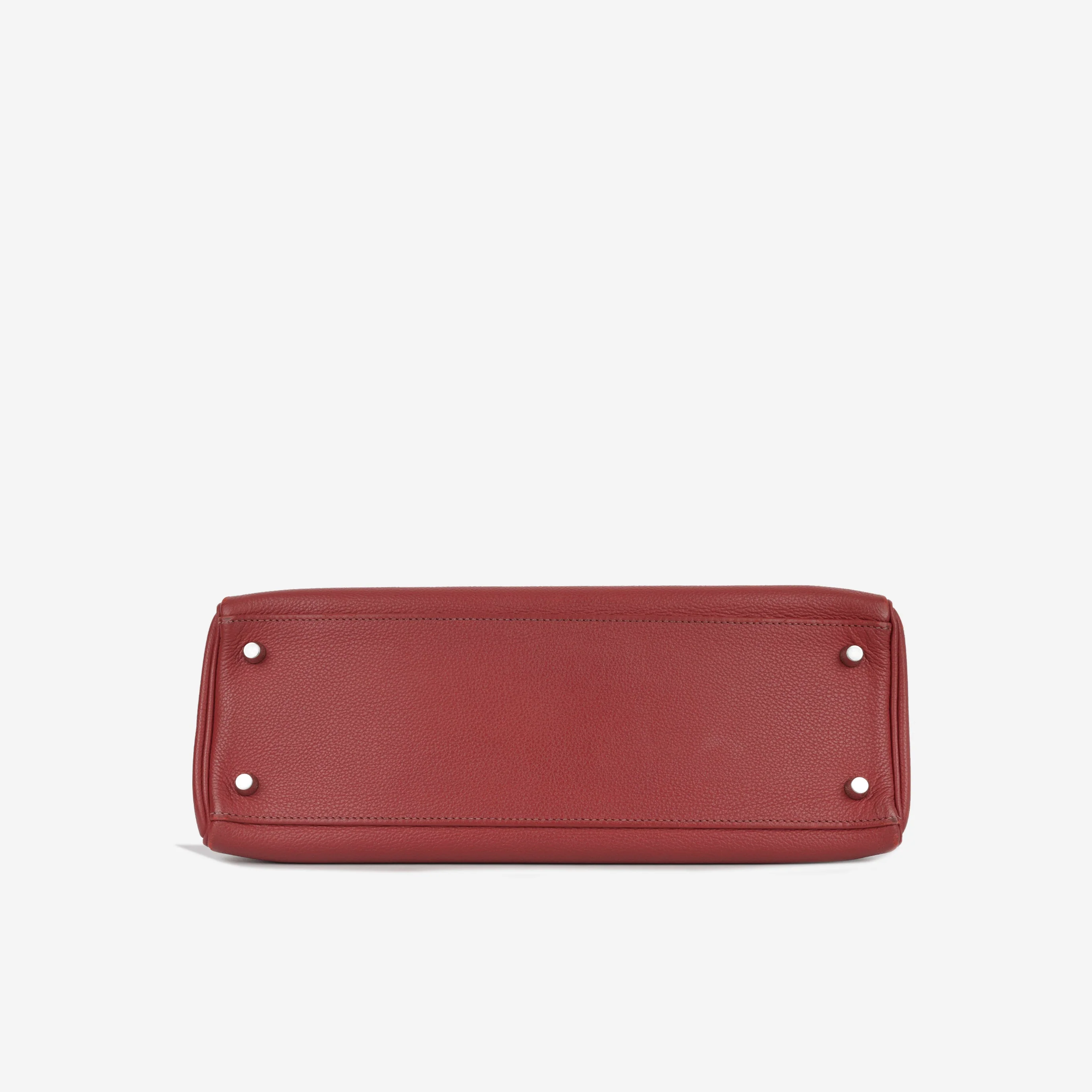 Hermès Kelly 32 - Rouge Garance Vache Liegee | Palladium Hardware - Image 7