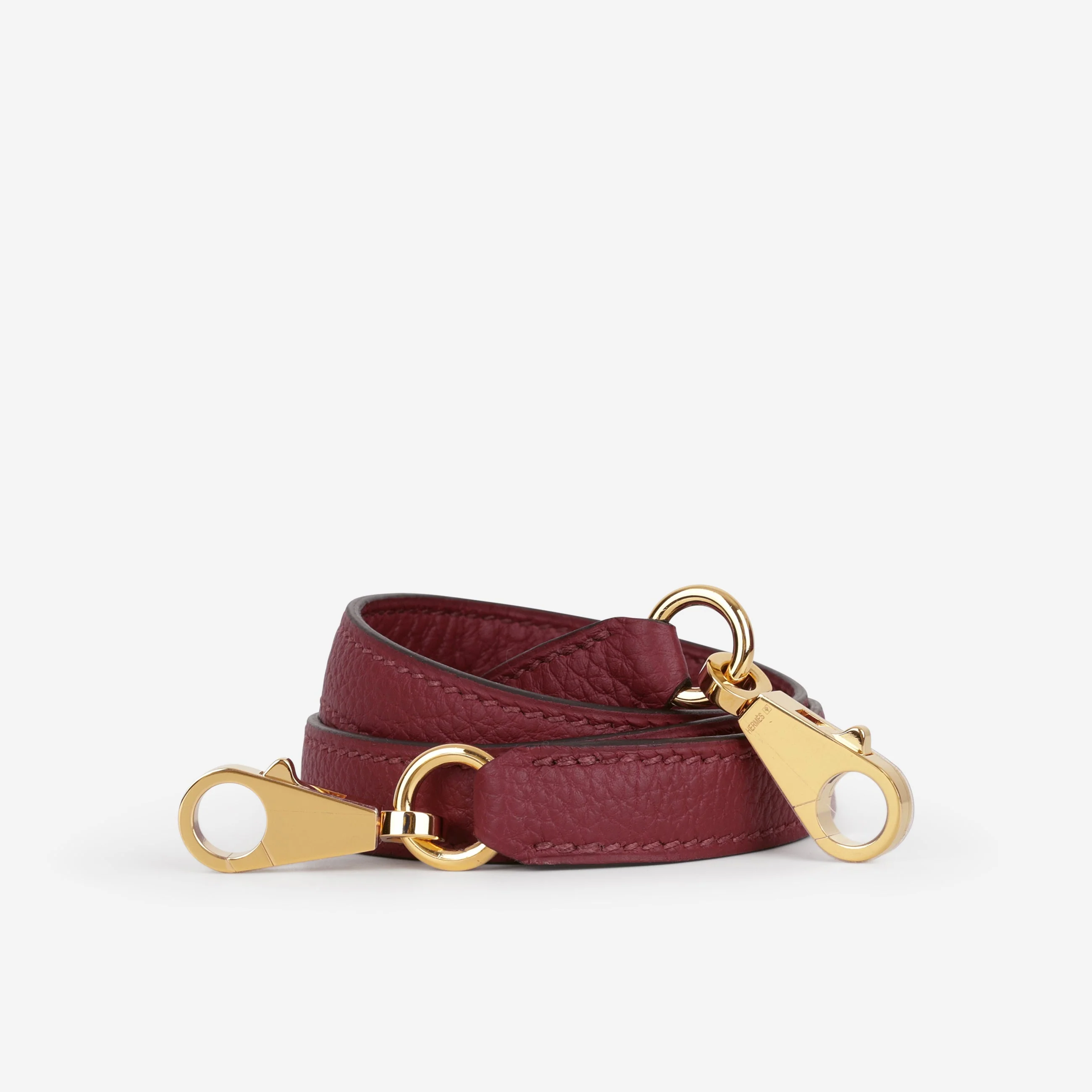 Hermès Kelly 32 - Rouge Grenat Togo | Gold Hardware - Image 11
