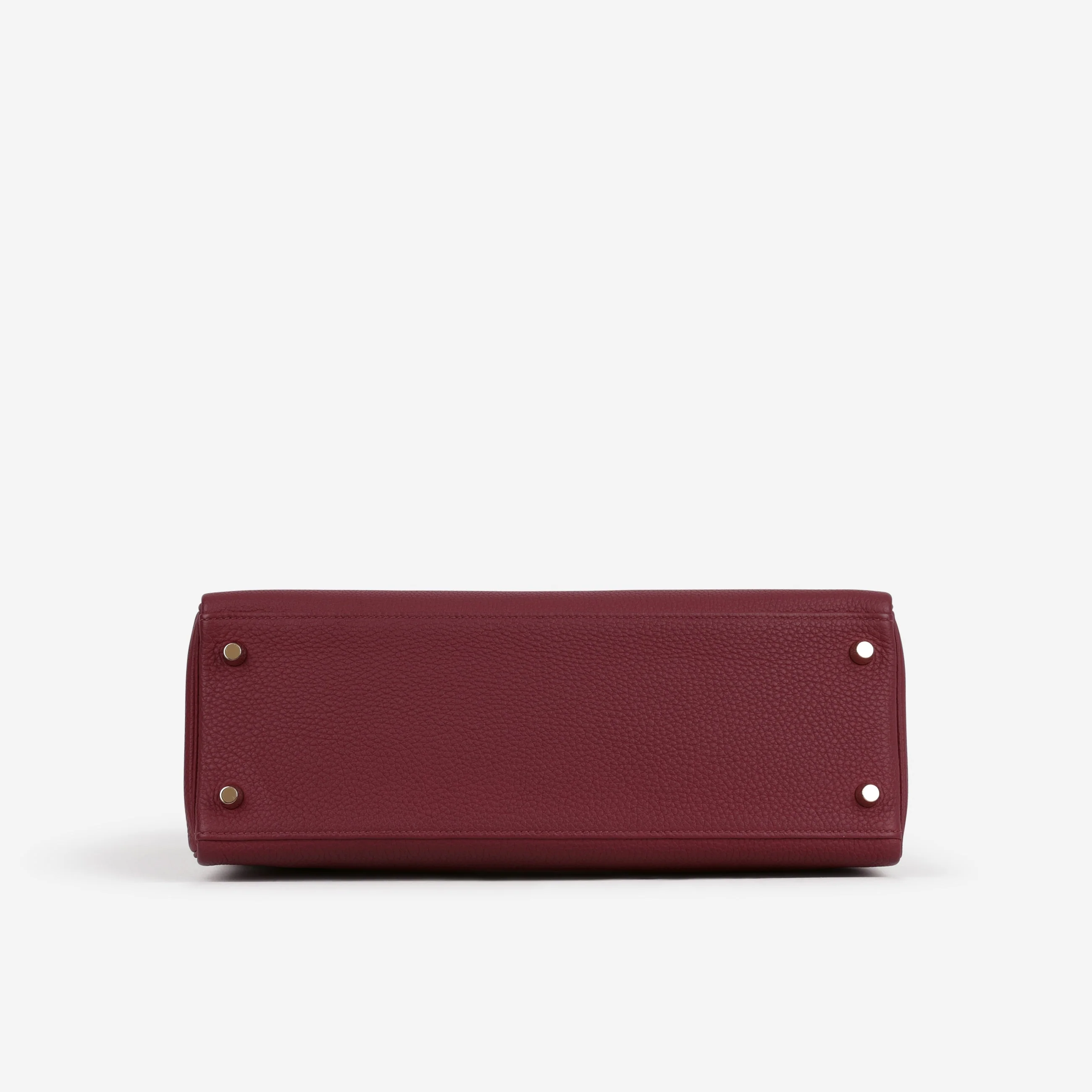 Hermès Kelly 32 - Rouge Grenat Togo | Gold Hardware - Image 5