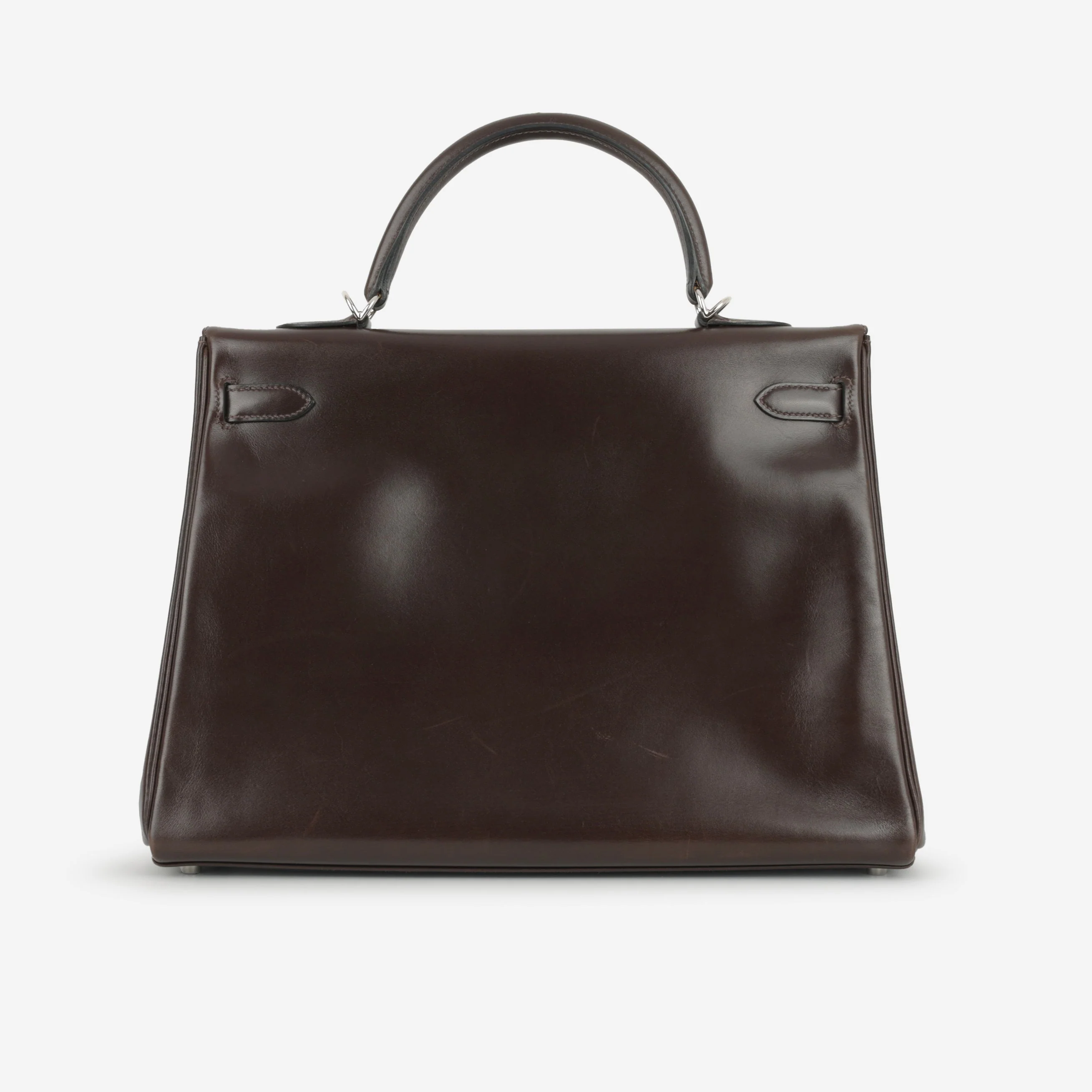 Hermès Kelly 35 - Ebene Box Calf Retourne | Palladium Hardware - Image 3