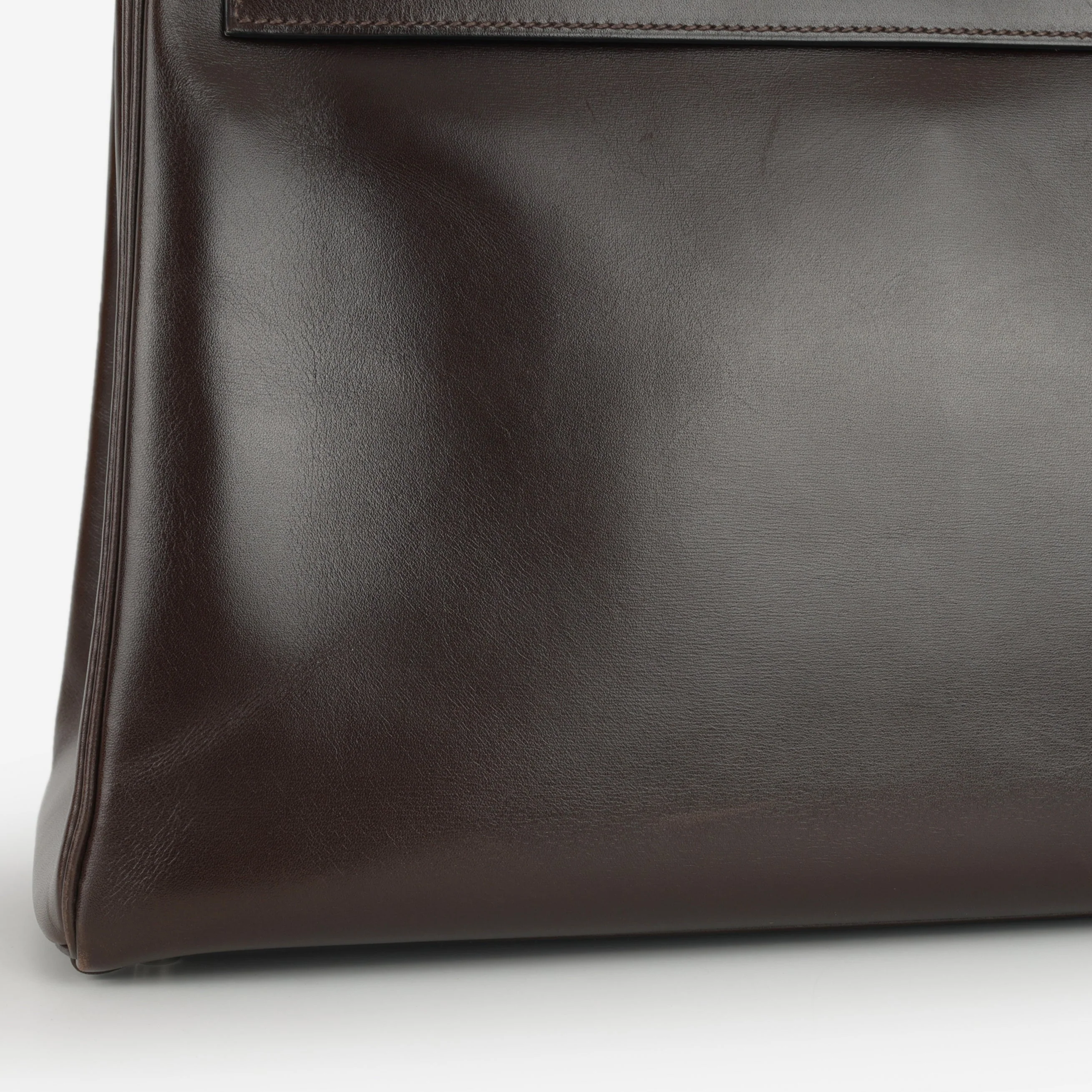 Hermès Kelly 35 - Ebene Box Calf Retourne | Palladium Hardware - Image 7