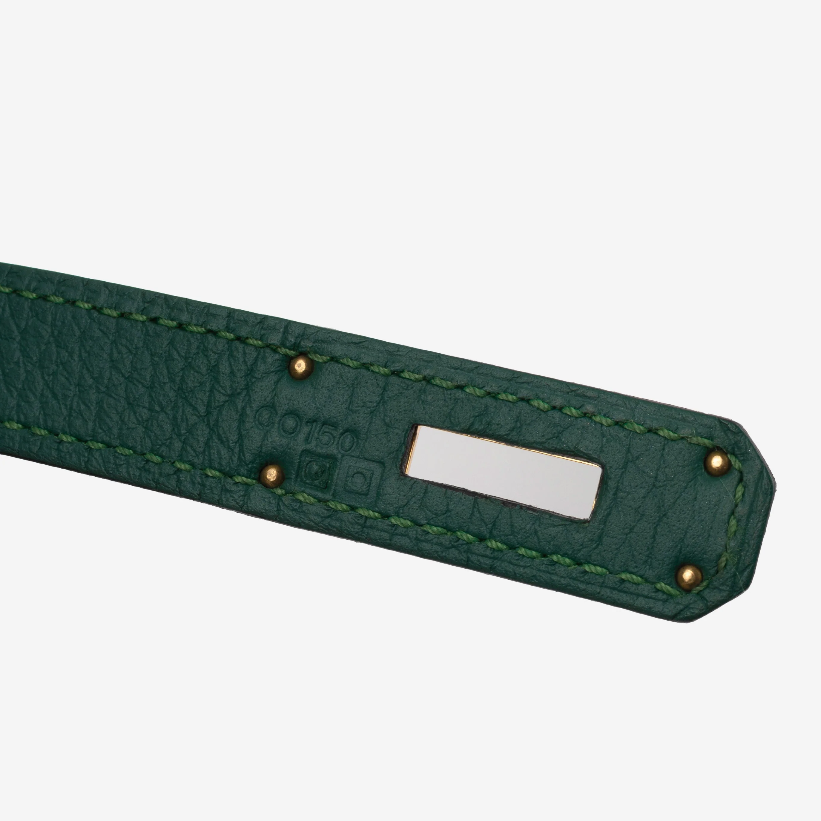Hermès Kelly 35 - Malachite Clemence | Gold Hardware - Image 11