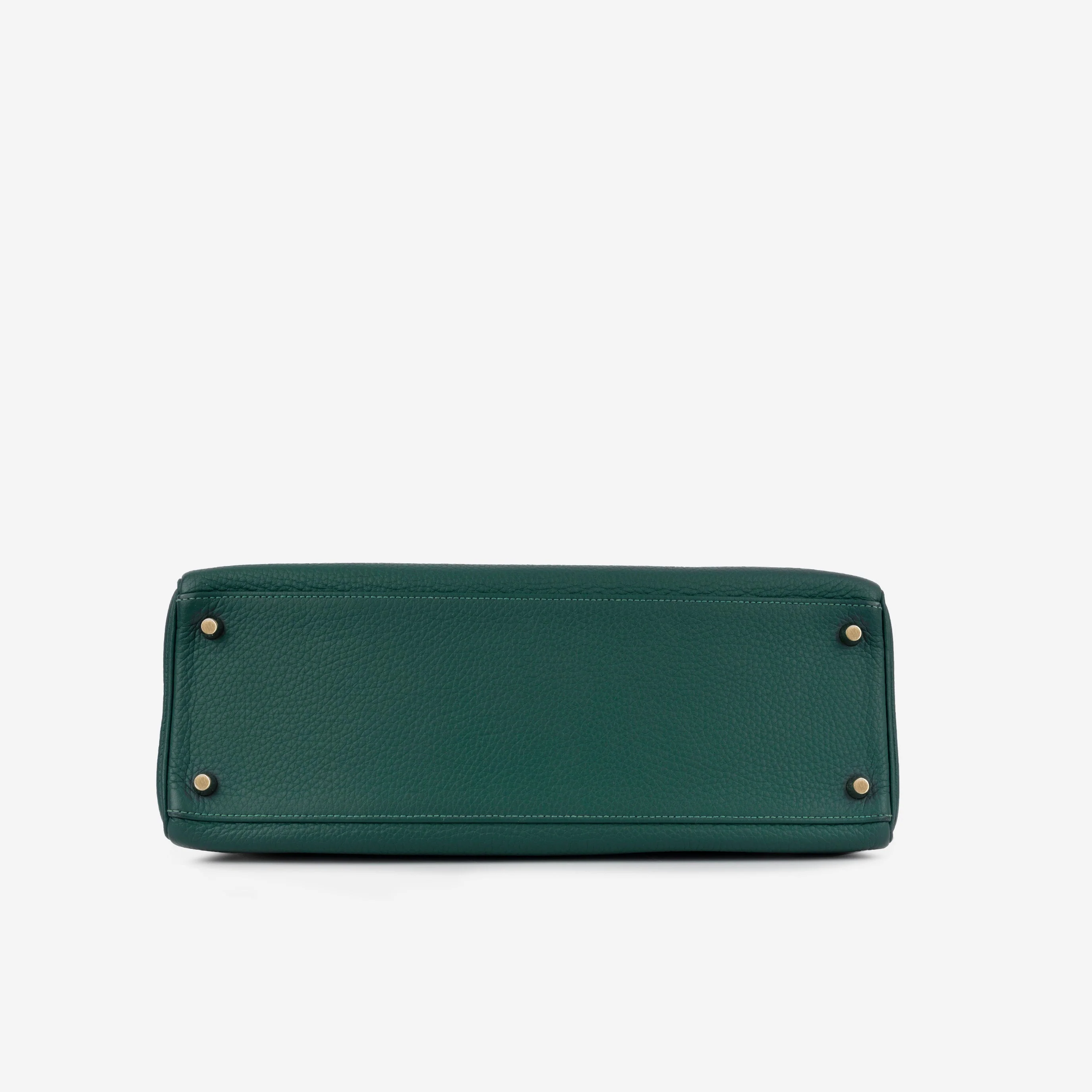 Hermès Kelly 35 - Malachite Clemence | Gold Hardware - Image 13